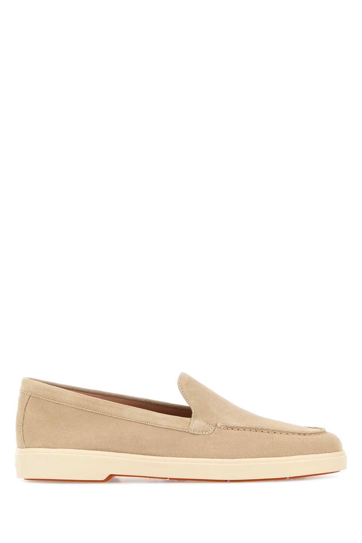 Santoni Sand Suede Yalta Loafers Size US 11 / IT 41 - 1 Thumbnail