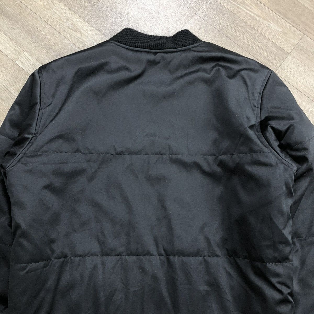 A.P.C. 2000s A.P.C. Ned Quilted Black Bomber Jacket Size US M / EU 48-50 / 2 - 11 Thumbnail