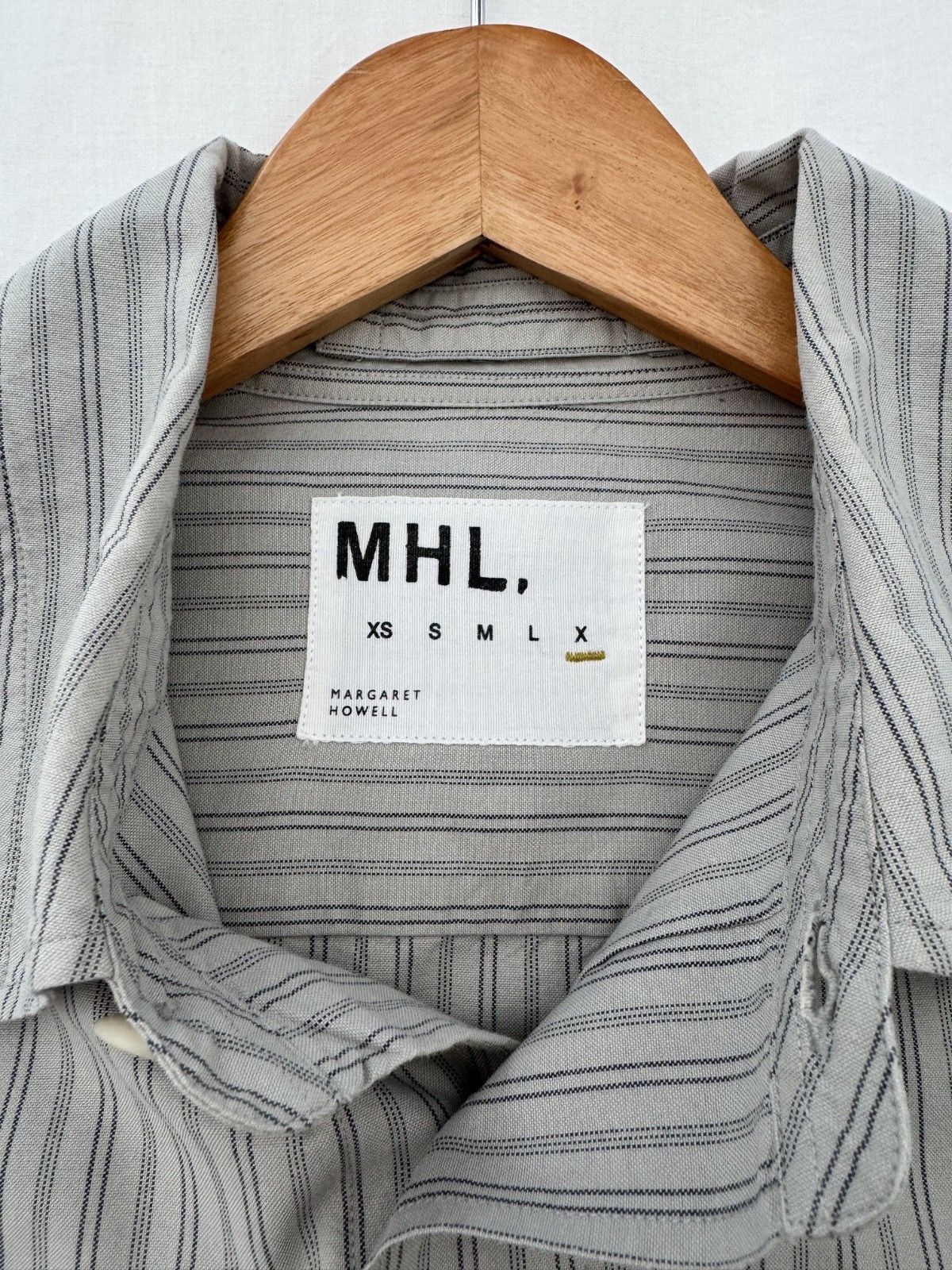 Margaret Howell Margaret Howell MHL. Cotton Shirt Pyjama Stripe Cloud Ink XL Size US XL / EU 56 / 4 - 5 Thumbnail