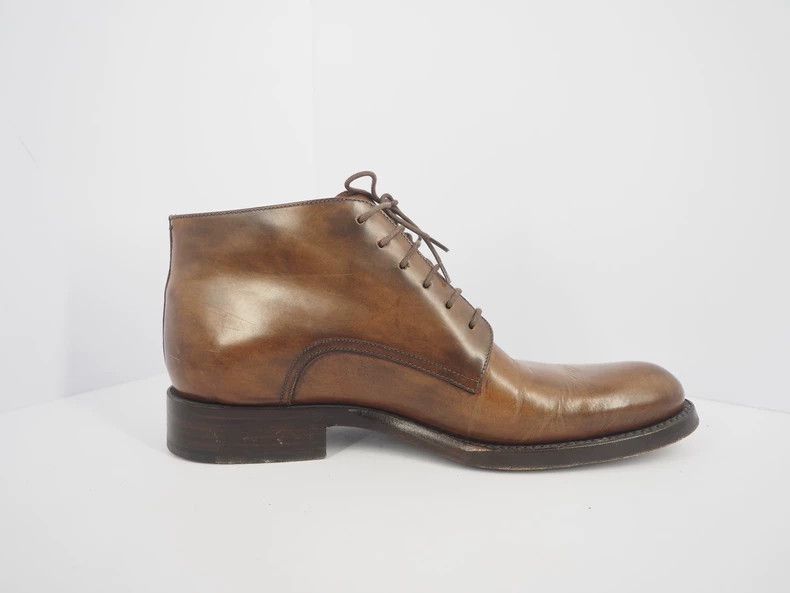 Dior DiorDark brown retro mid-top leather boots 2503-Nextarrow Size US 6 / EU 39 - 5 Thumbnail