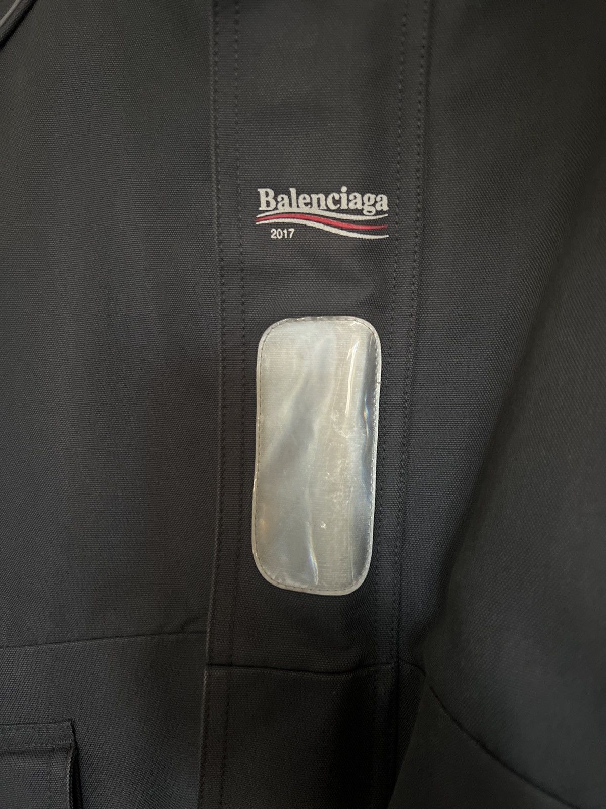 Balenciaga Balenciaga Gray C-shape Shell Parka Coat Size US S / EU 44-46 / 1 - 2 Thumbnail