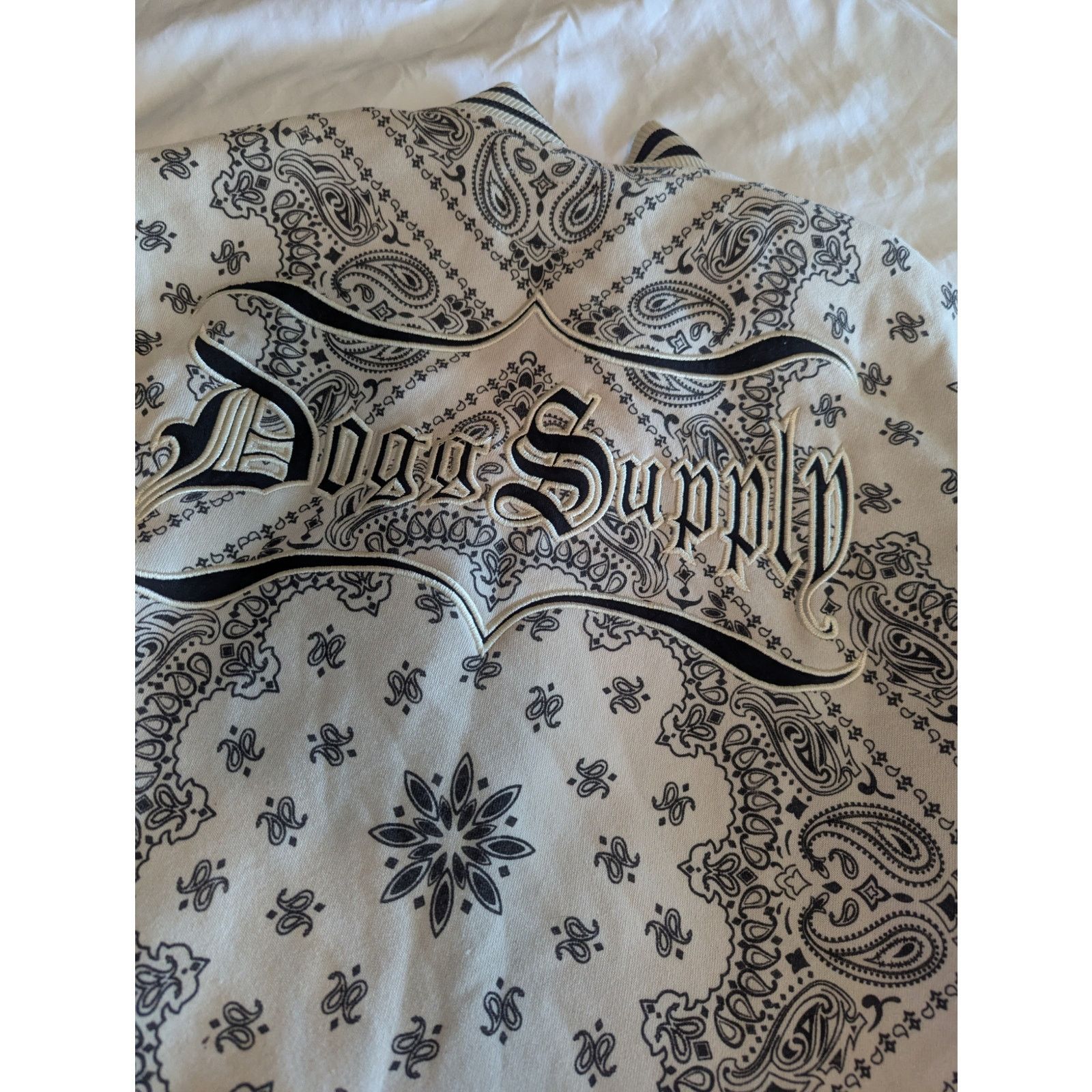 Supreme NWT Snoop Dogg Dogg Supply Paisley Varsity Jacket X-Small Size US XS / EU 42 / 0 - 3 Thumbnail