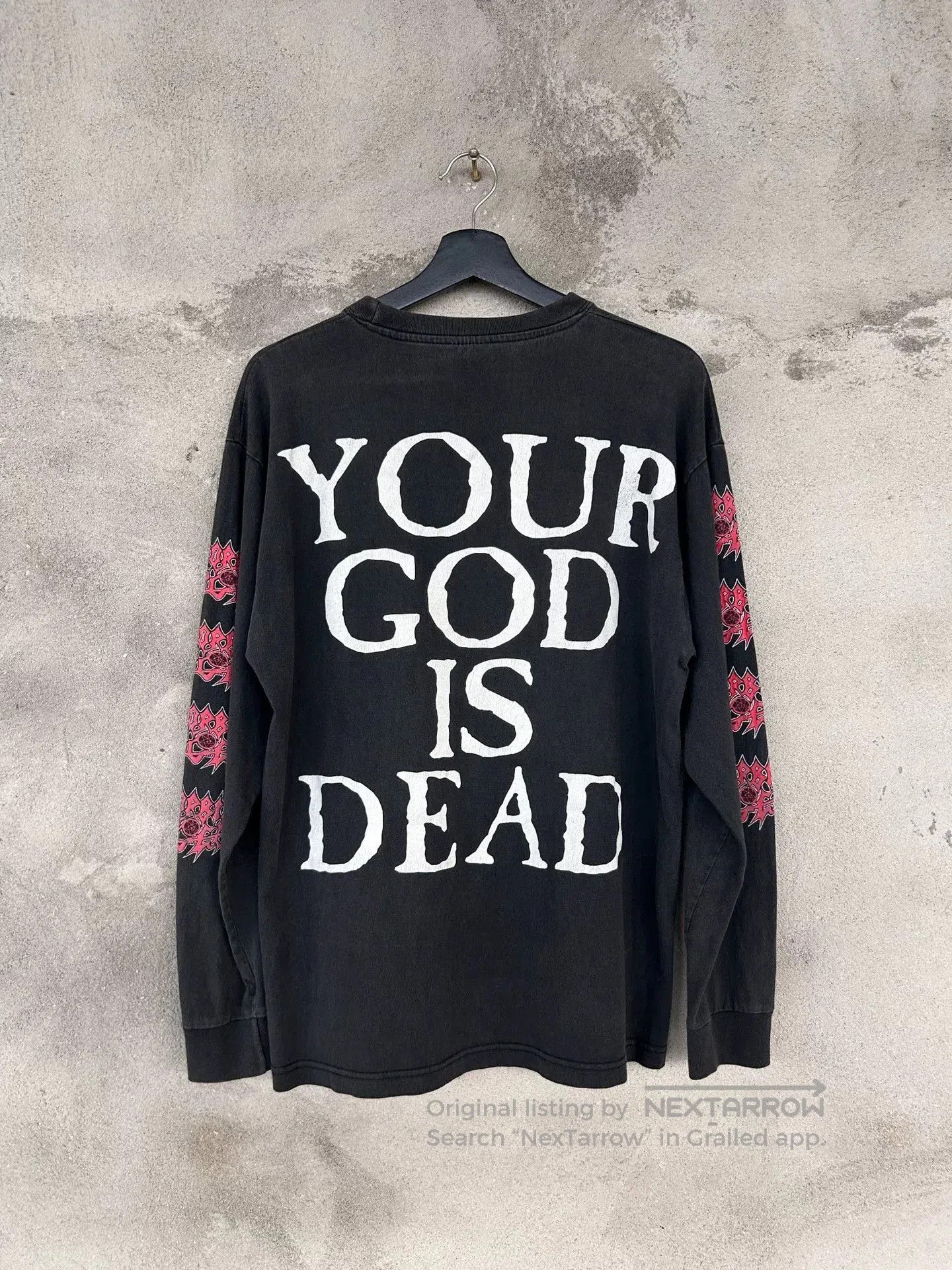 Vintage 90s Vintage Morbid Angel Long Sleeve Tee. Size US M / EU 48-50 / 2 - 2 Thumbnail