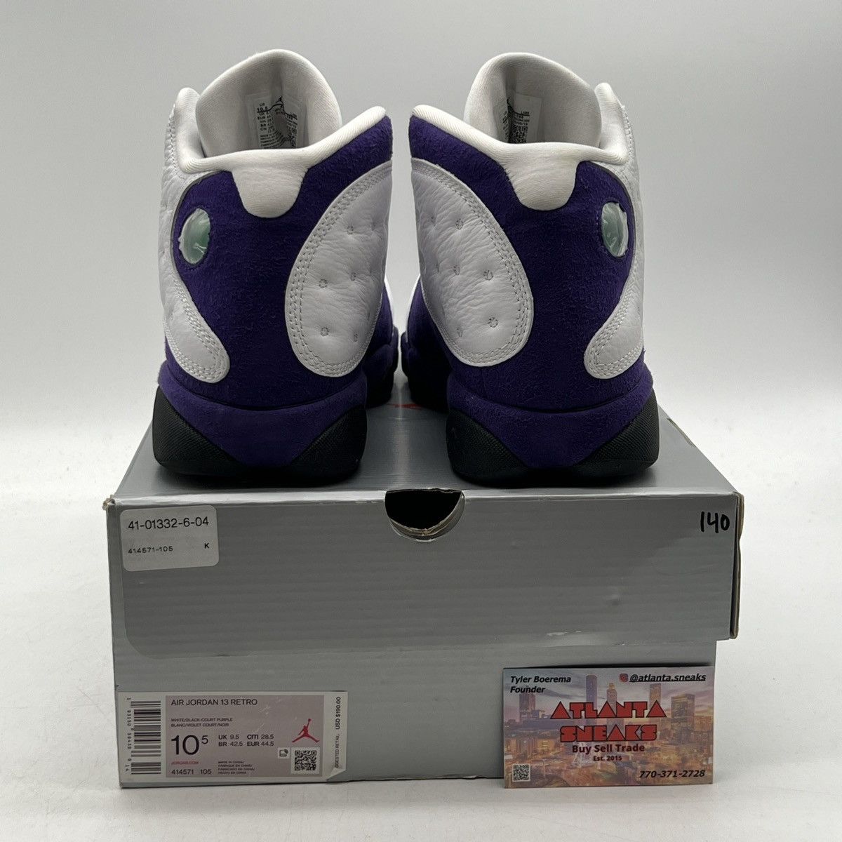 Jordan Brand Air Jordan 13 lakers Size US 10.5 / EU 43-44 - 3 Thumbnail