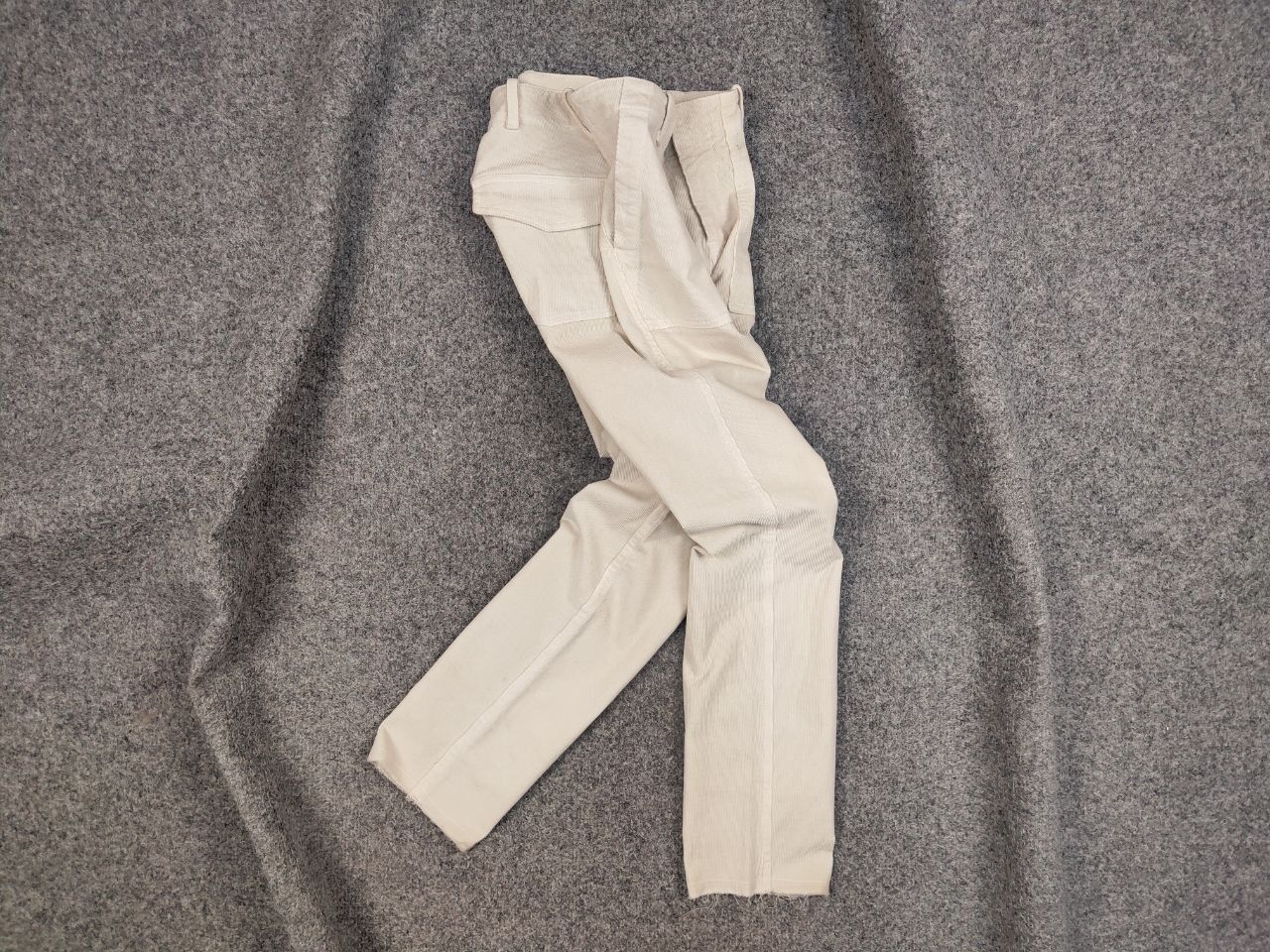 Nili Lotan Nili lotan Design Classic Trouser Corduroy Beige Pants Size 25" / US 0 / IT 36 - 10 Thumbnail