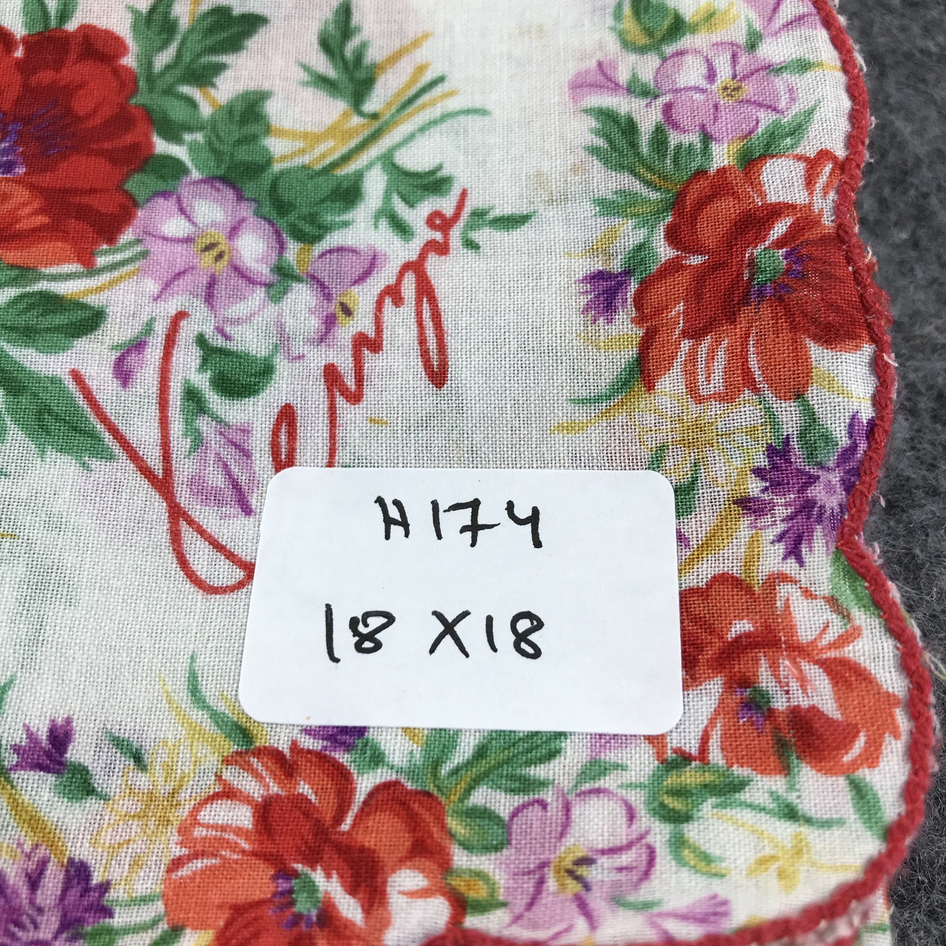 Kenzo Kenzo Floral Handkerchief Neckerchief Bandana H174 Size ONE SIZE - 7 Thumbnail