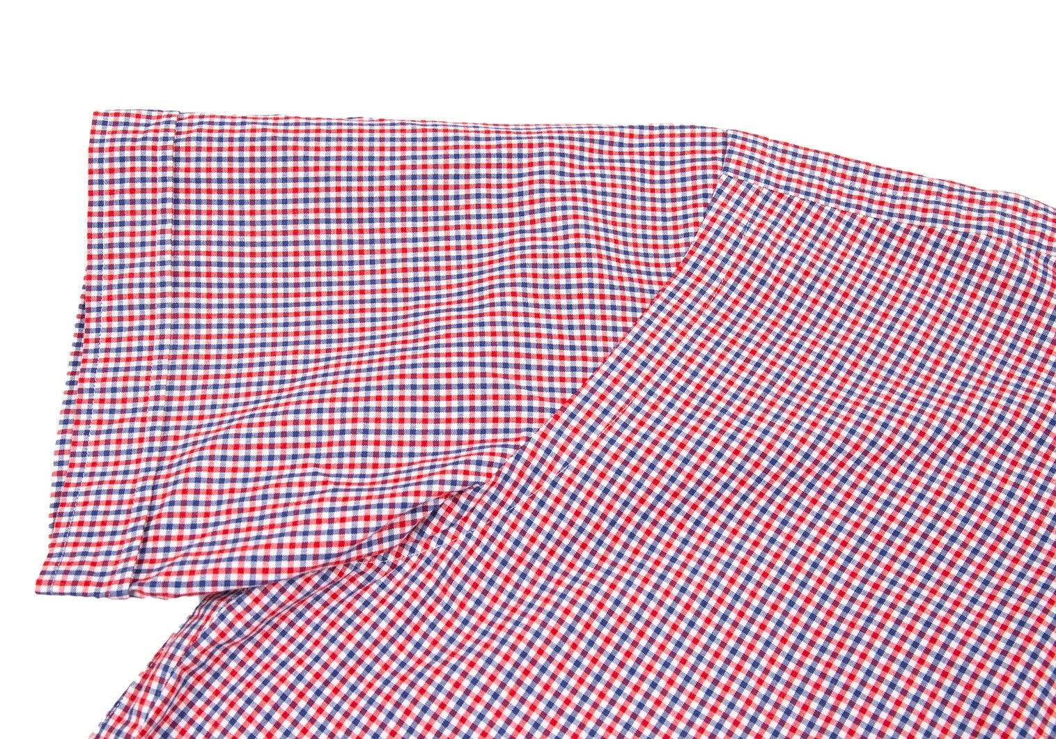 Junya Watanabe Gingham Check Short Sleeve Button-Down Shirt Red/Blue/White Size US S / EU 44-46 / 1 - 5 Thumbnail