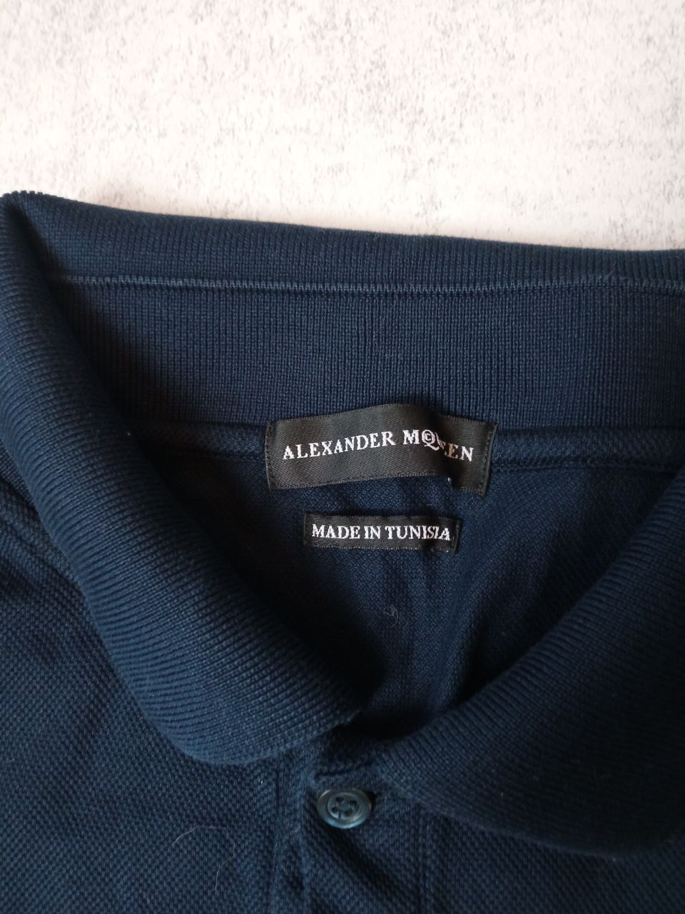 Alexander McQueen Alexander McQueen black luxury polo tee Size US M / EU 48-50 / 2 - 4 Thumbnail