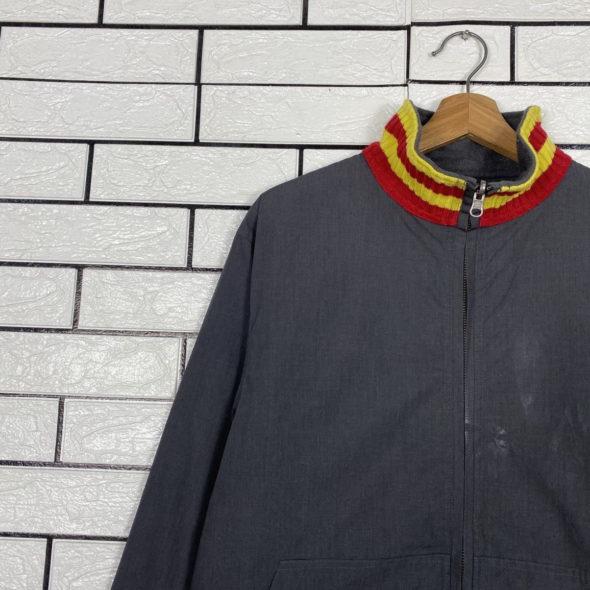 Kent & Curwen 📌Vintage Zipper Jacket Kent & Curwen Striped Turtle Neck Size US M / EU 48-50 / 2 - 9 Thumbnail