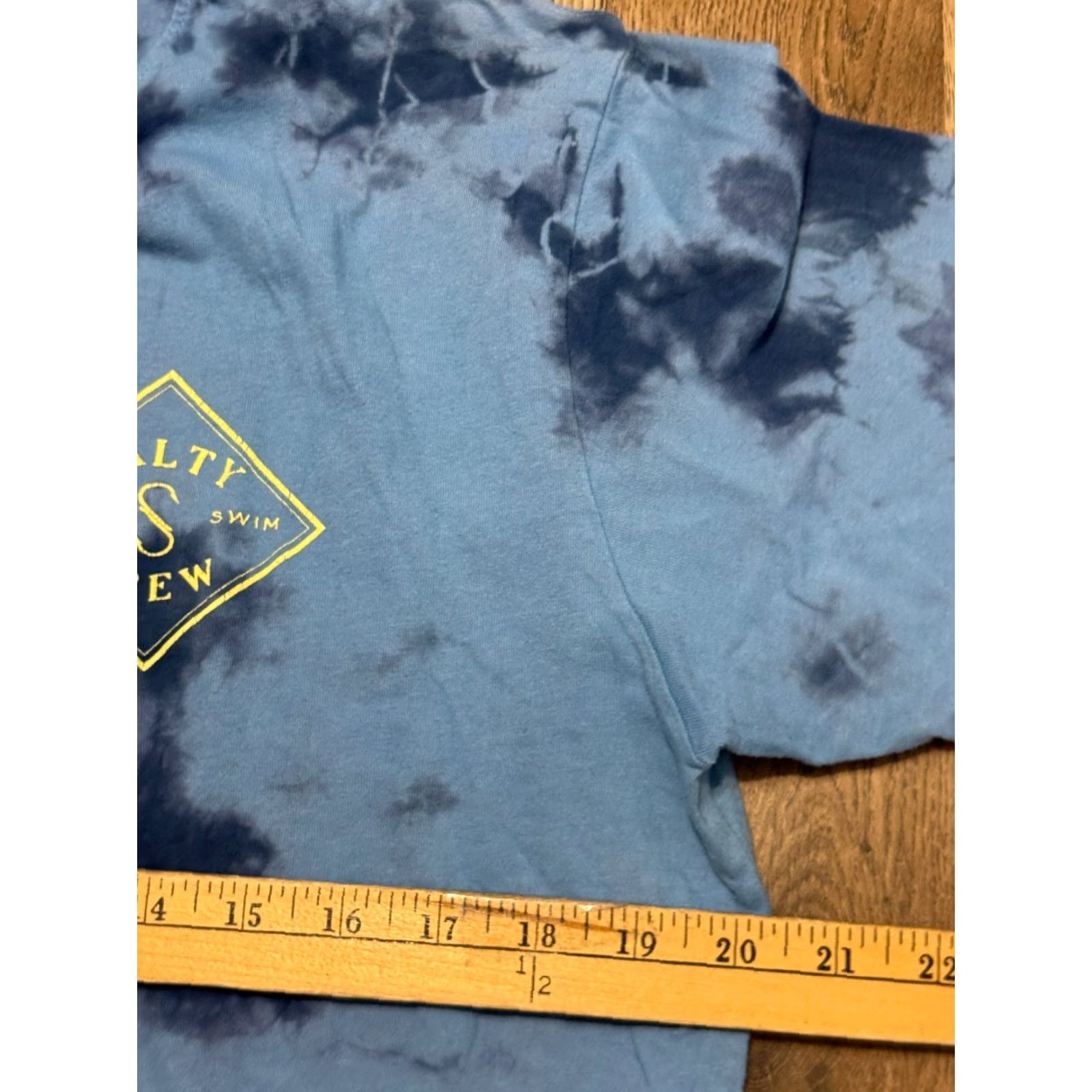 Vintage Salty Crew Shirt Men Medium Blue Yellow Tie Dye Salty Sink Swim Crew T-Shirt Mens Size US M / EU 48-50 / 2 - 7 Thumbnail