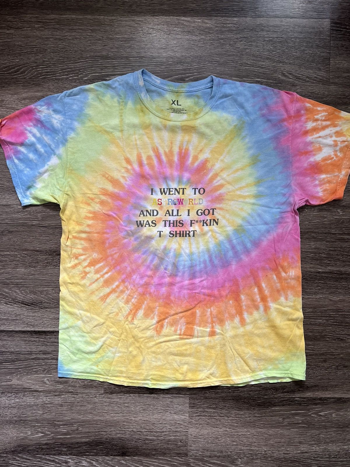 Travis Scott Travis Scott Astroworld Lollapalooza exclusive Grailed