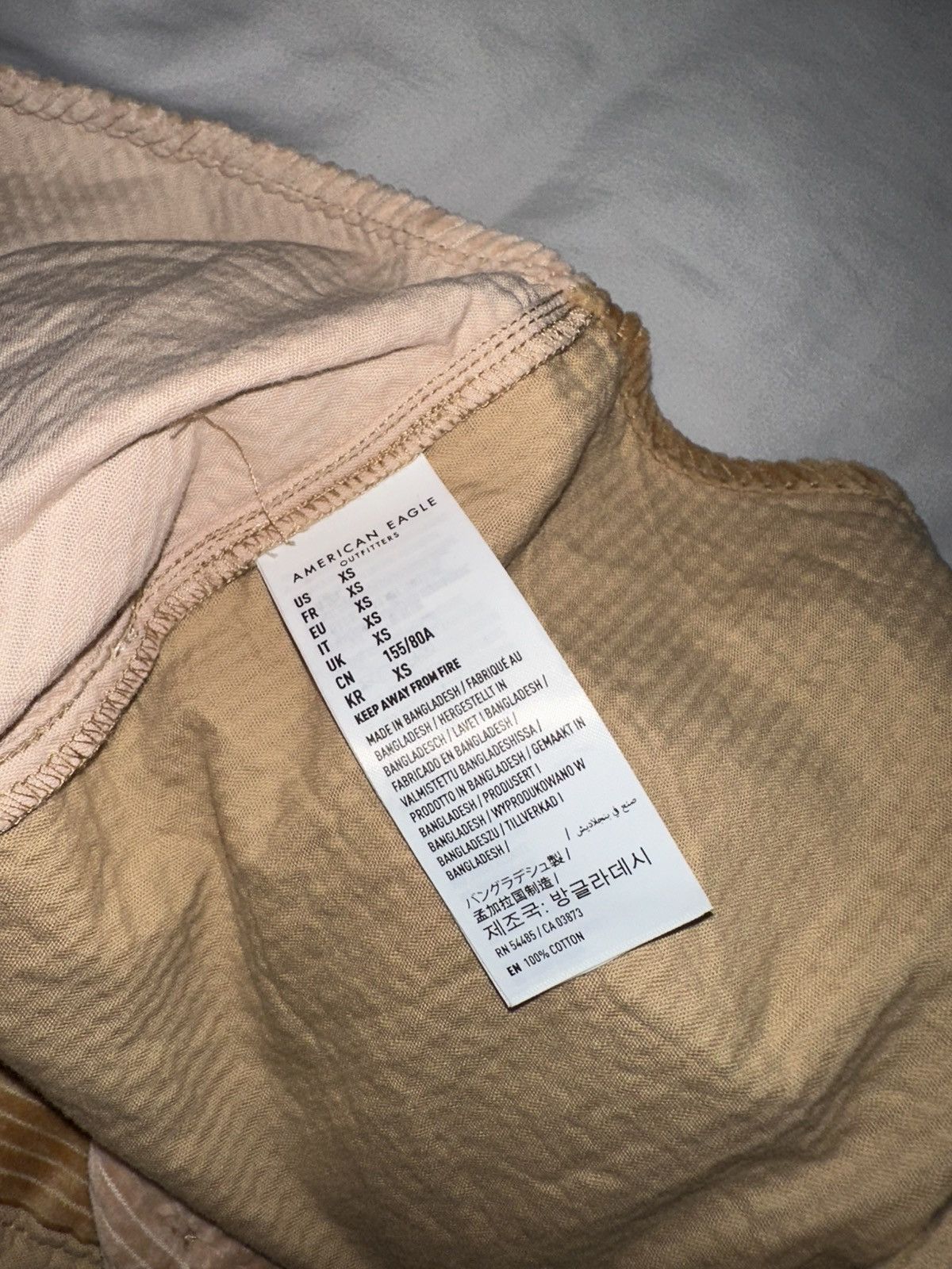 American Eagle Outfitters Two-tone Corduroy Button Up Size S / US 4 / IT 40 - 6 Thumbnail