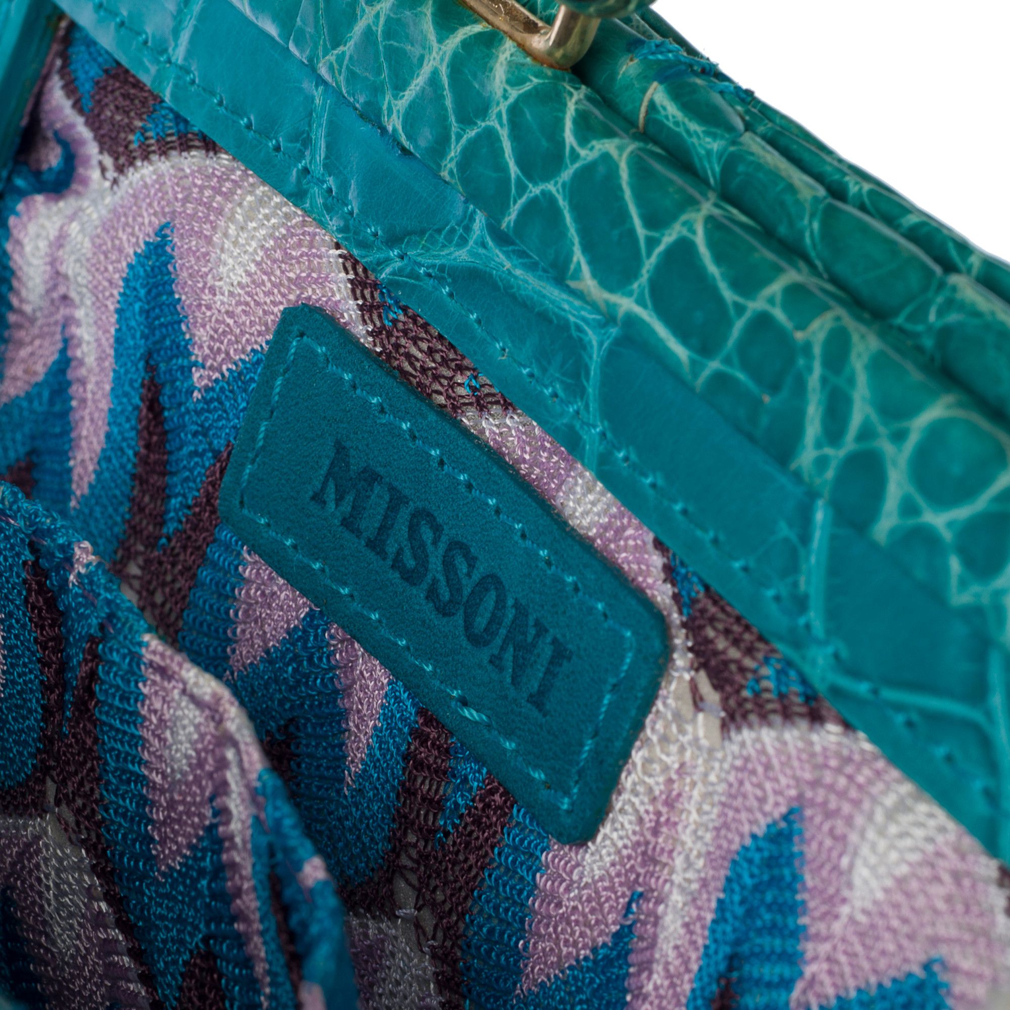 Missoni MISSONI in Green Crocodile Size ONE SIZE - 6 Thumbnail