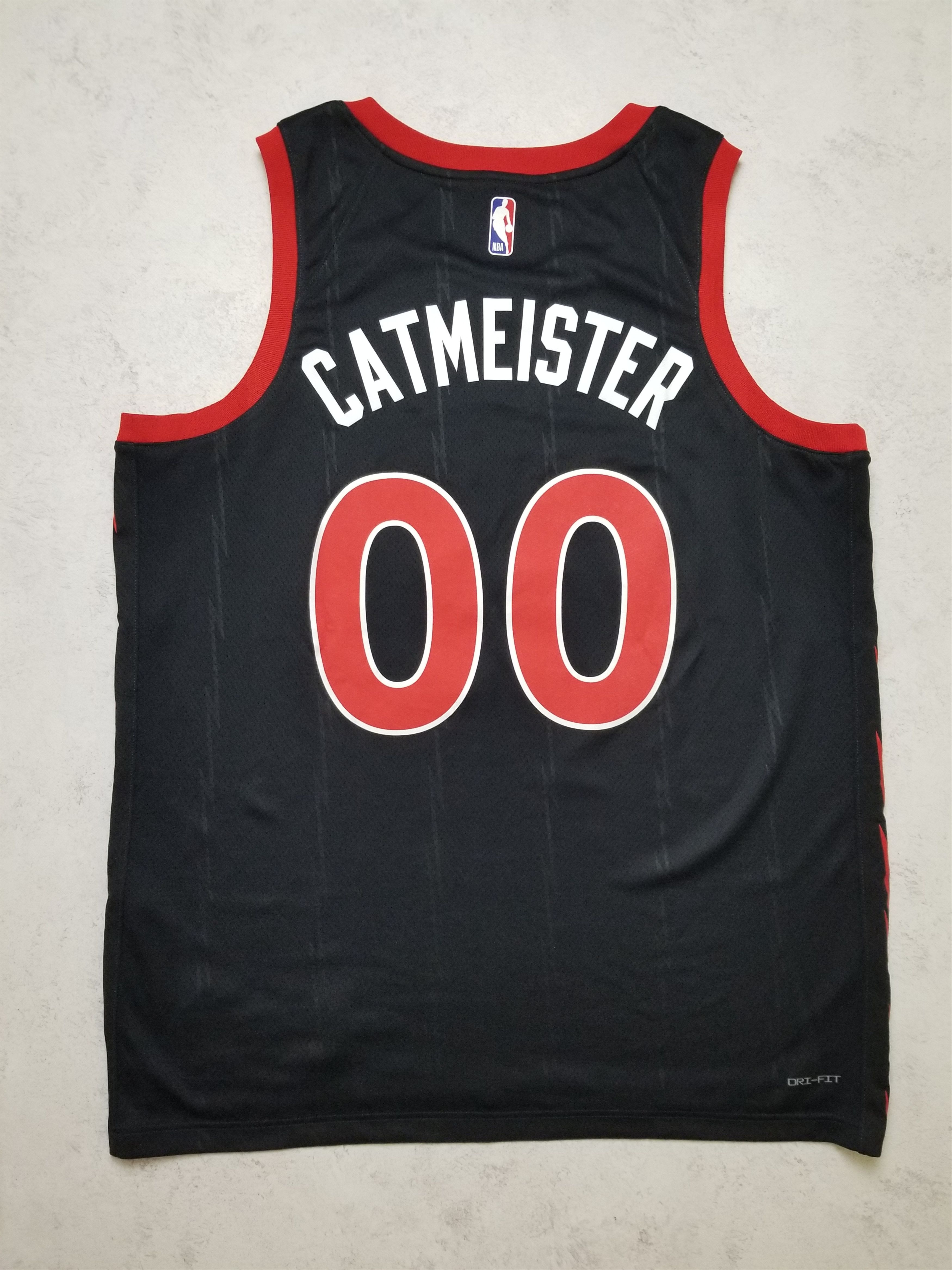 Jordan Brand Toronto Raptors Statement Jersey Custom #00 Catmeister Size US XL / EU 56 / 4 - 2 Thumbnail