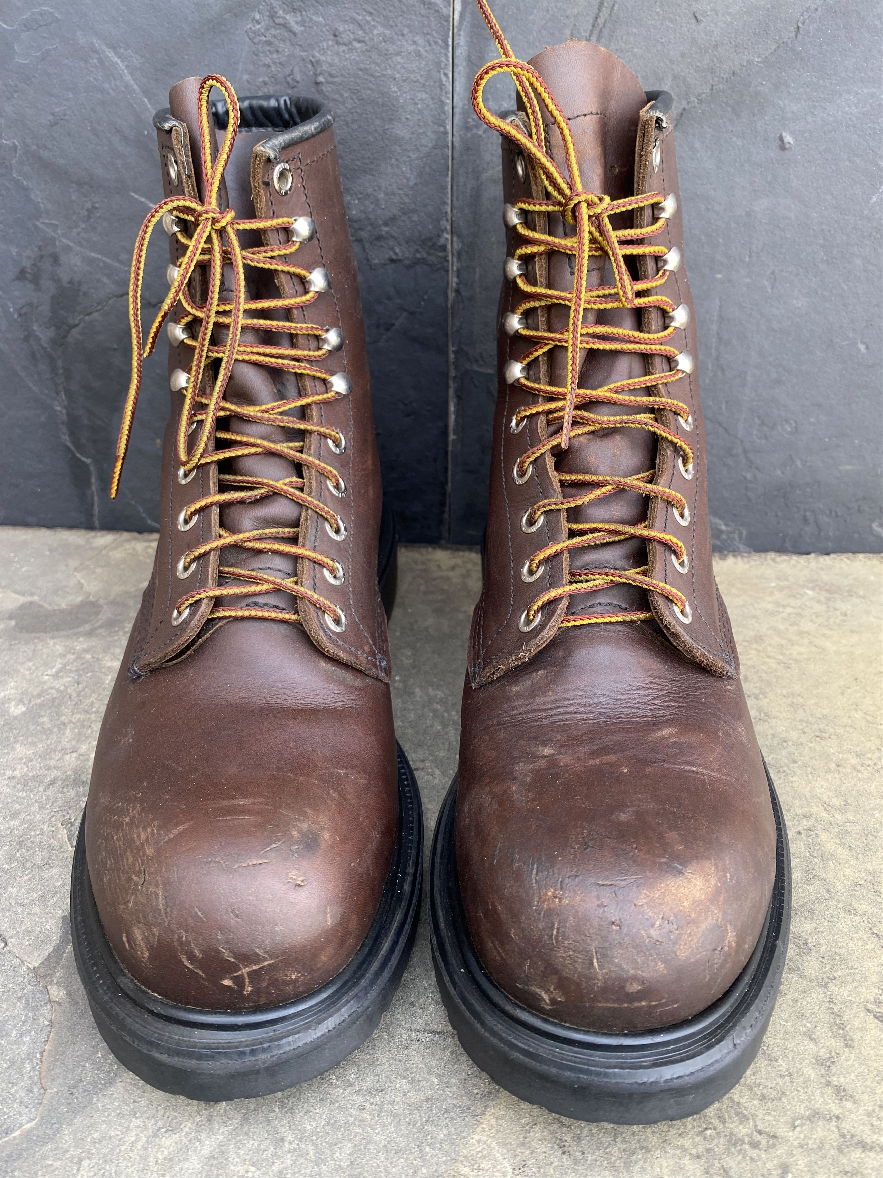 Vintage Red Wing Men’s 2233 Supersole Brown Leather Work Boot Size 10.5 D Red Wing 953 Supersole 8 main image 2
