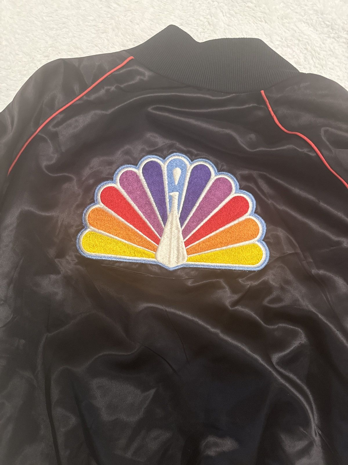 Vintage Vintage NBC satin jacket Size US XL / EU 56 / 4 - 3 Thumbnail