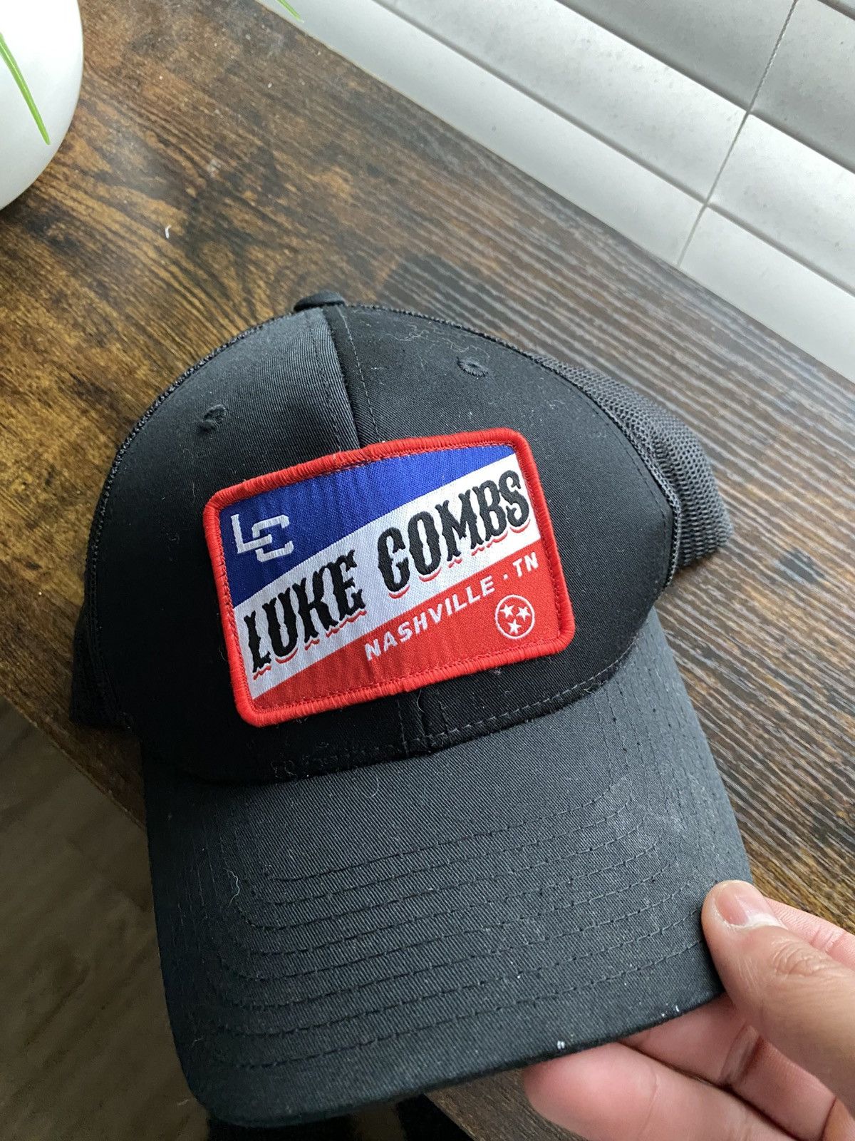 Band Tees Luke Combs Country Trucker Hat Size ONE SIZE - 2 Thumbnail