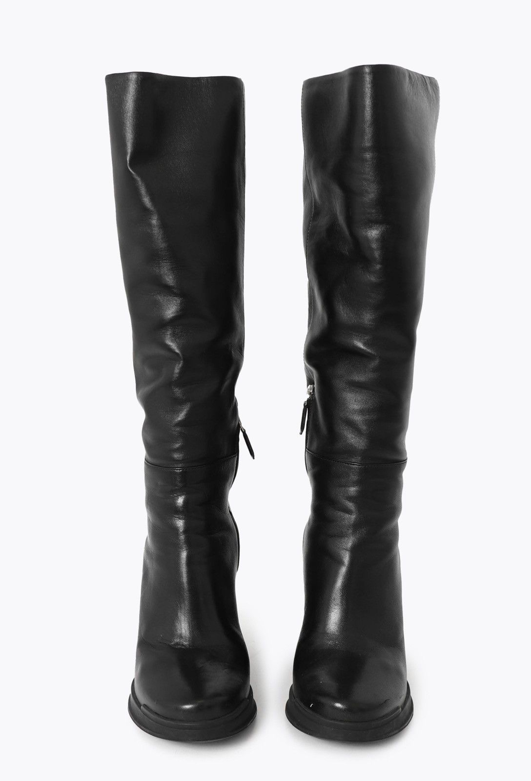 Prada Prada f/w 2014 wedge leather knee high boots Size US 9.5 / IT 39.5 - 3 Thumbnail