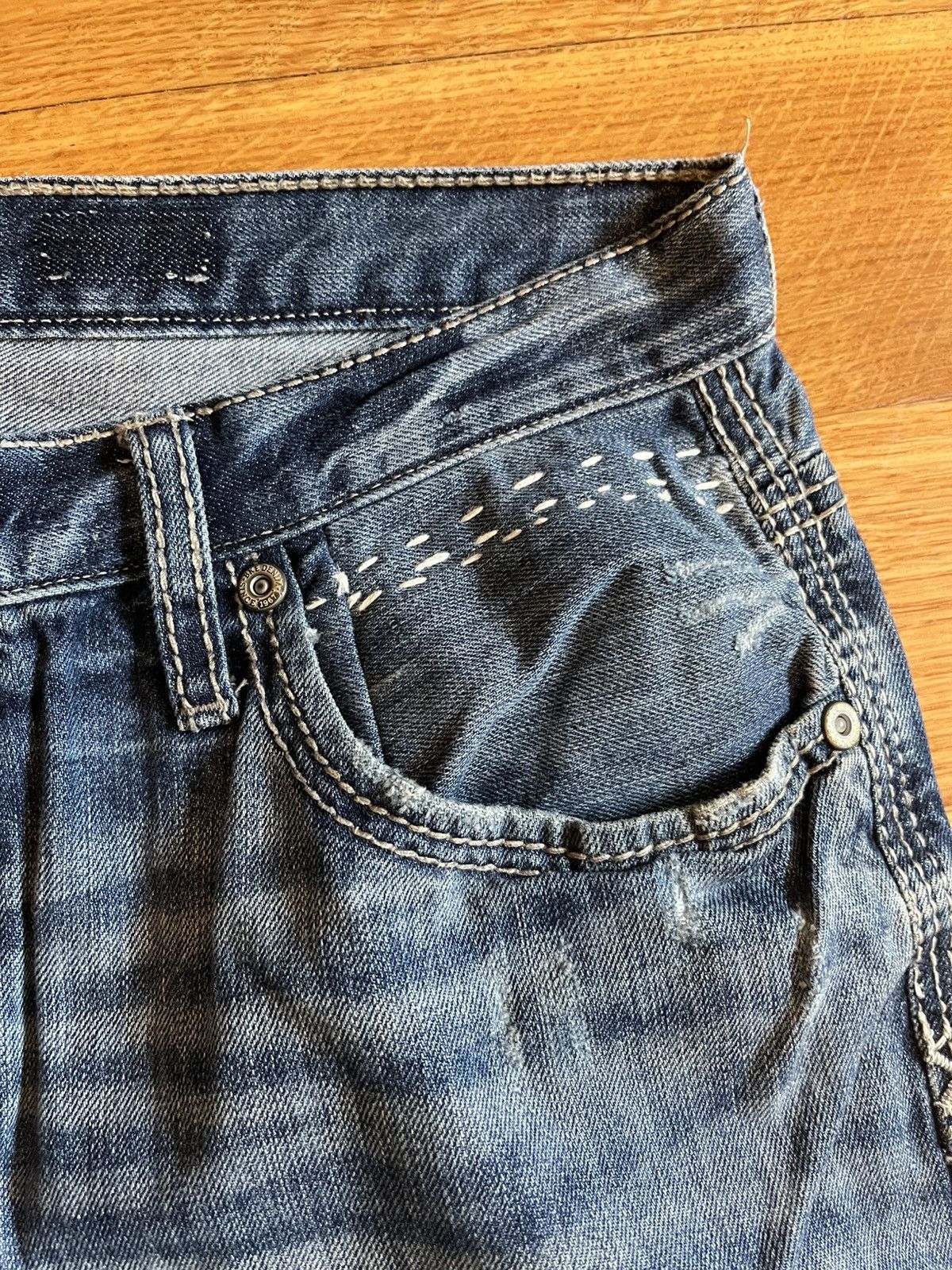 Other Boro Double Knee Japanese Denim Size US 36 / EU 52 - 7 Thumbnail