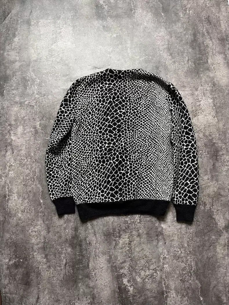 Saint Laurent Paris Saint Laurent Paris Crocodile Pattern Mohair Knit Open Car Size US L / EU 52-54 / 3 - 5 Thumbnail