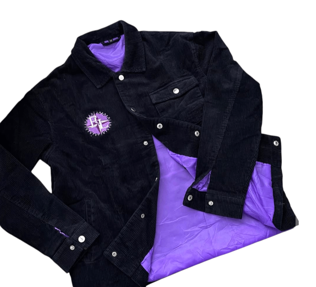 Japanese Brand flan labs corduroy jacket "laughing company" Size US M / EU 48-50 / 2 - 2 Thumbnail