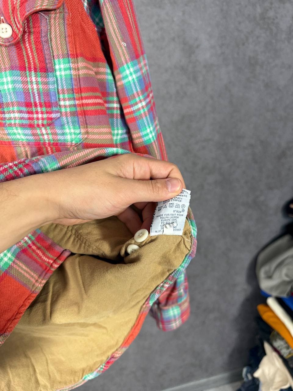 Polo Ralph Lauren Polo Ralph Lauren designer flannel Multipocket shirt Size US M / EU 48-50 / 2 - 5 Thumbnail