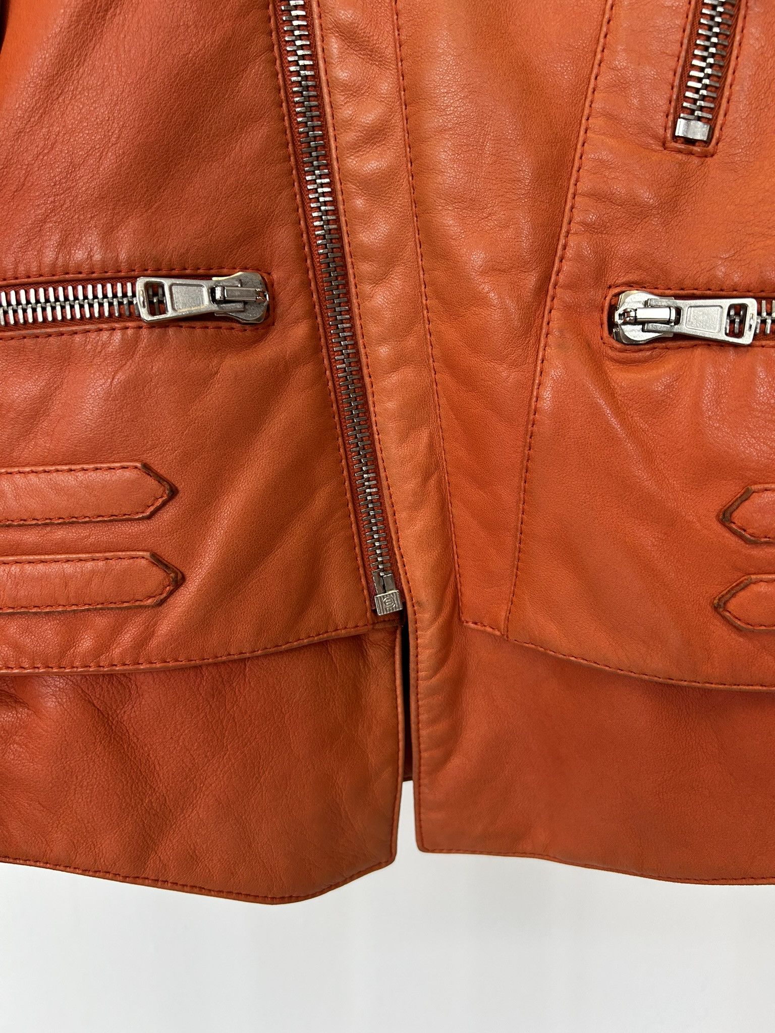 Balenciaga 2010 Balenciaga leather biker jacket Size XS / US 0-2 / IT 36-38 - 7 Thumbnail