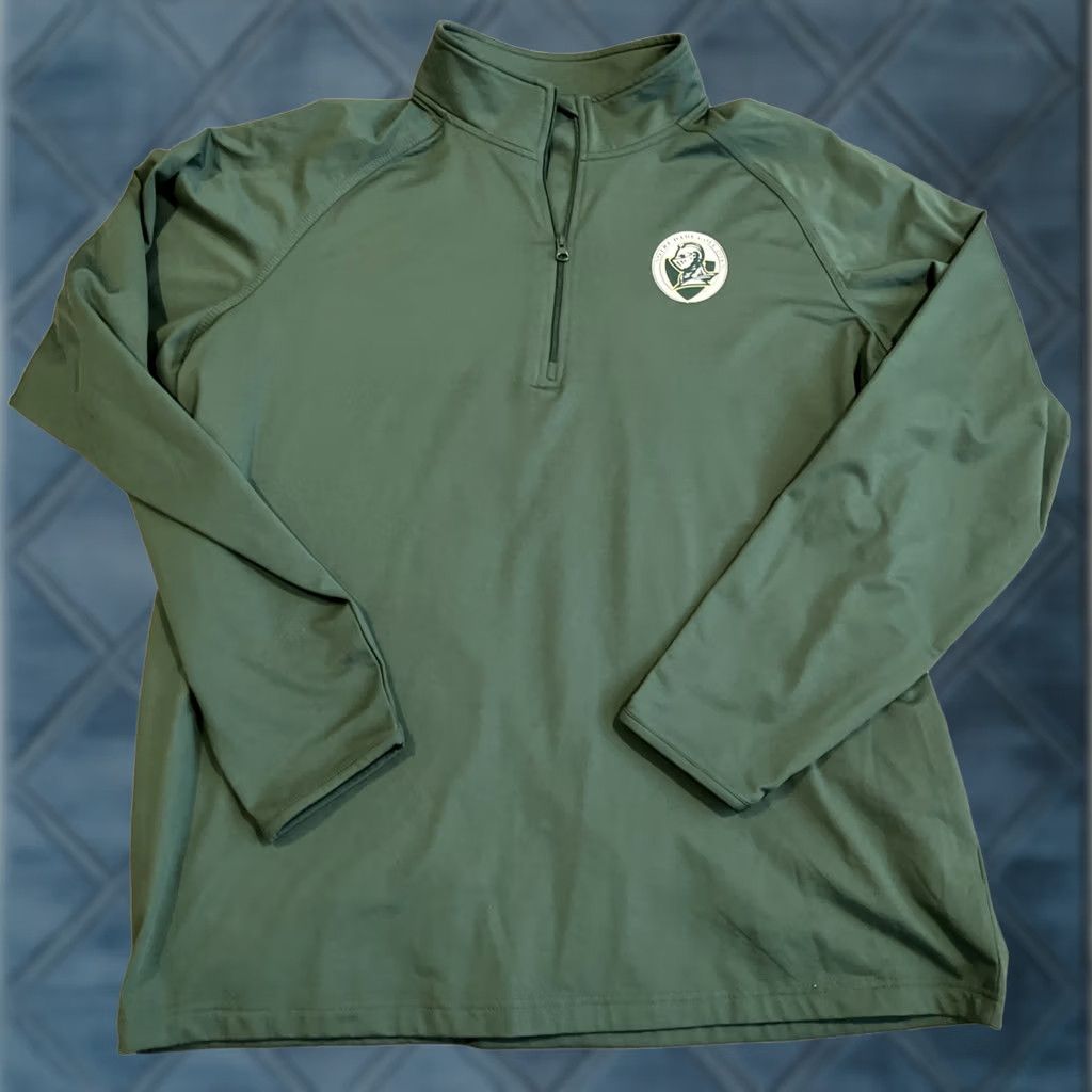Vintage Sport Tek NOTRE DAME GOLF OPEN Green Quarter Zip Pullover XL Men Size US XL / EU 56 / 4 - 1 Thumbnail