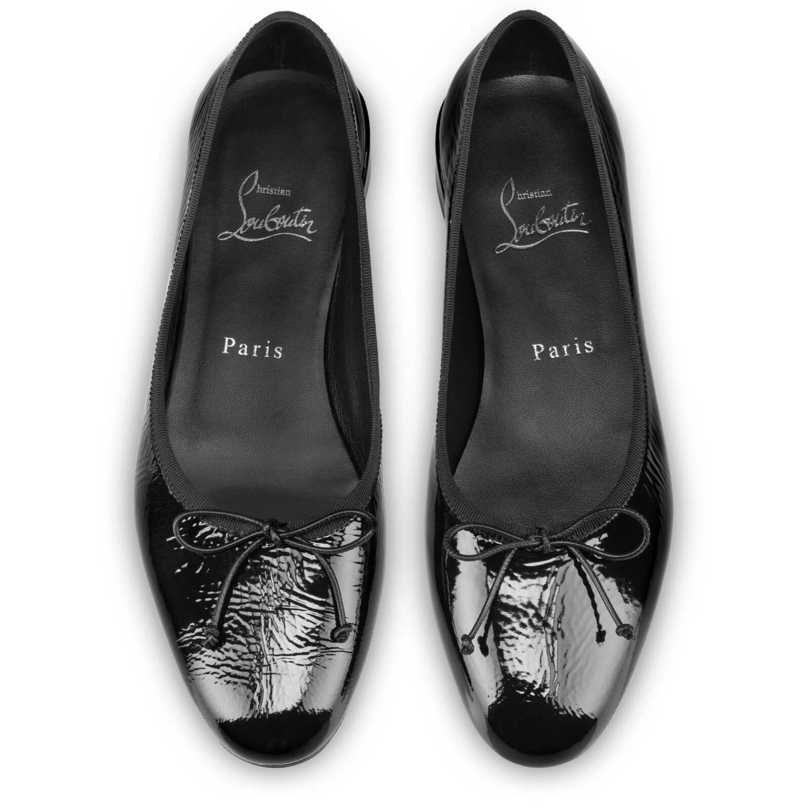 Christian Louboutin Christian Louboutin Sweetie Jane Flat Black Patent Leather Size US 11 / IT 41 - 7 Thumbnail