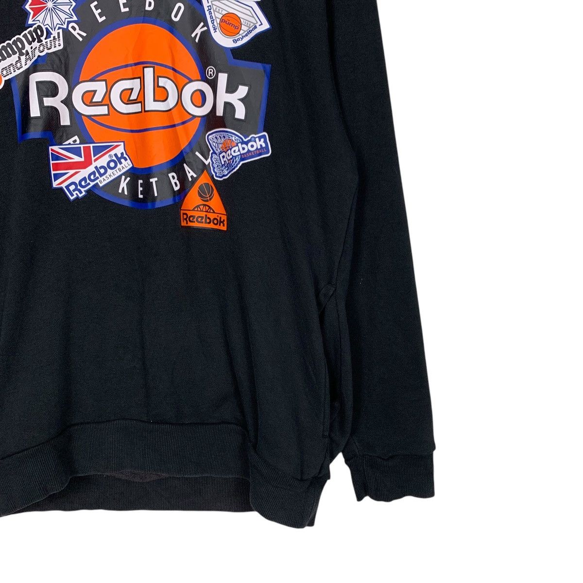 Reebok REEBOK Big Logo Graphics Pullover Hoodies #1985-C86 Size US L / EU 52-54 / 3 - 4 Thumbnail
