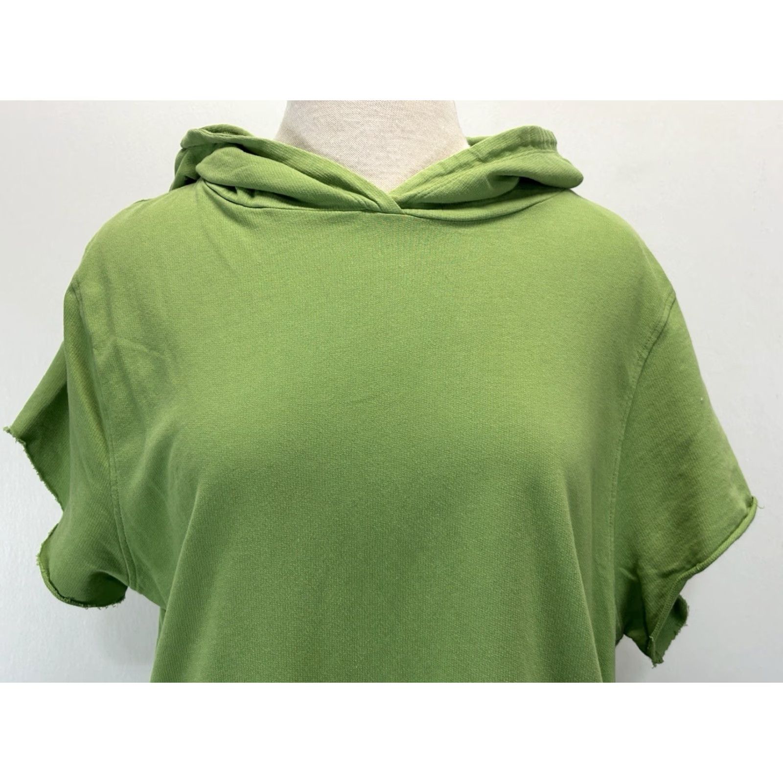 Zara ZARA Hooded Midi Dress Large Green Casual Shift Womens Size L / US 10 / IT 46 - 5 Thumbnail
