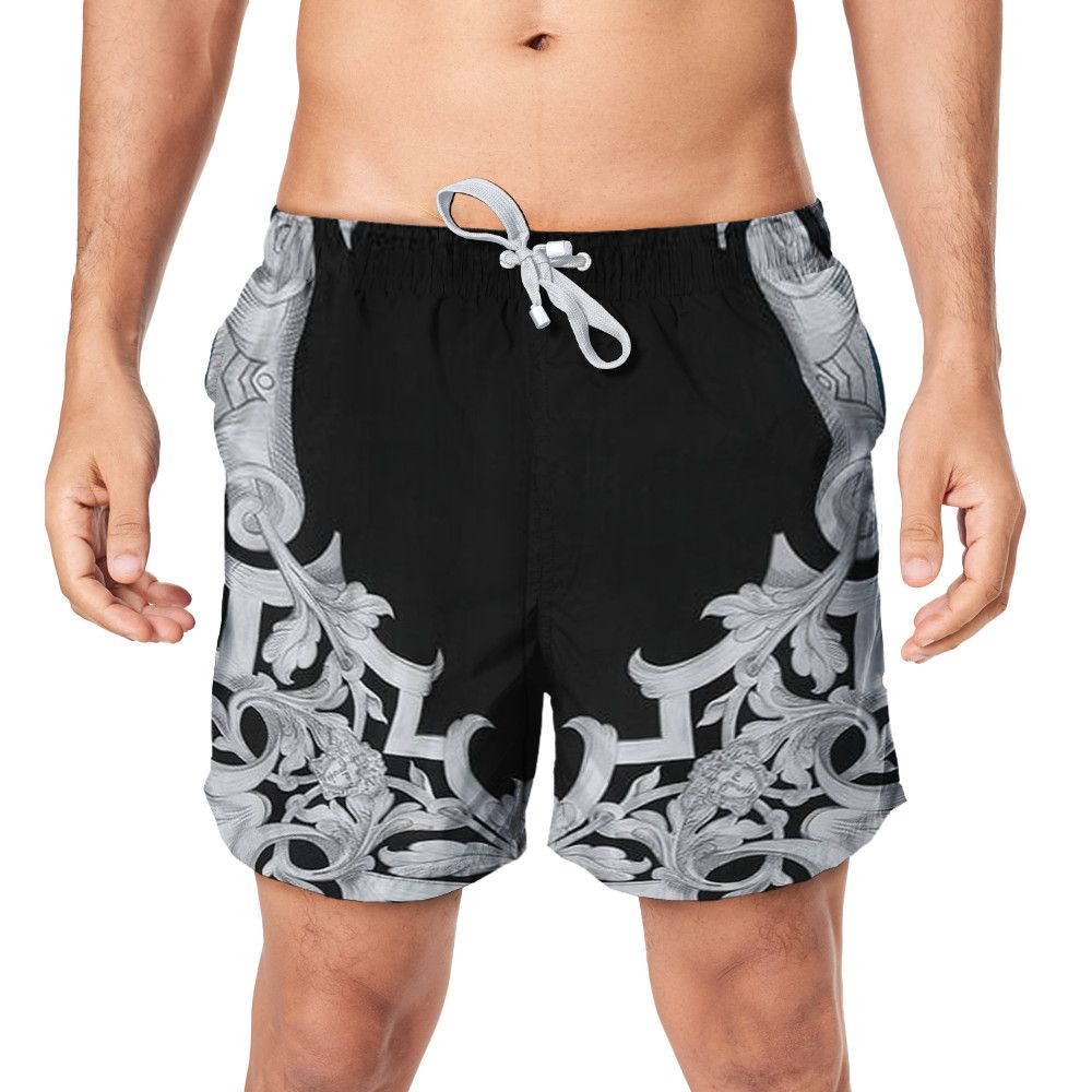 Designer Architectural Baroque Shorts Size US 31 - 1 Thumbnail
