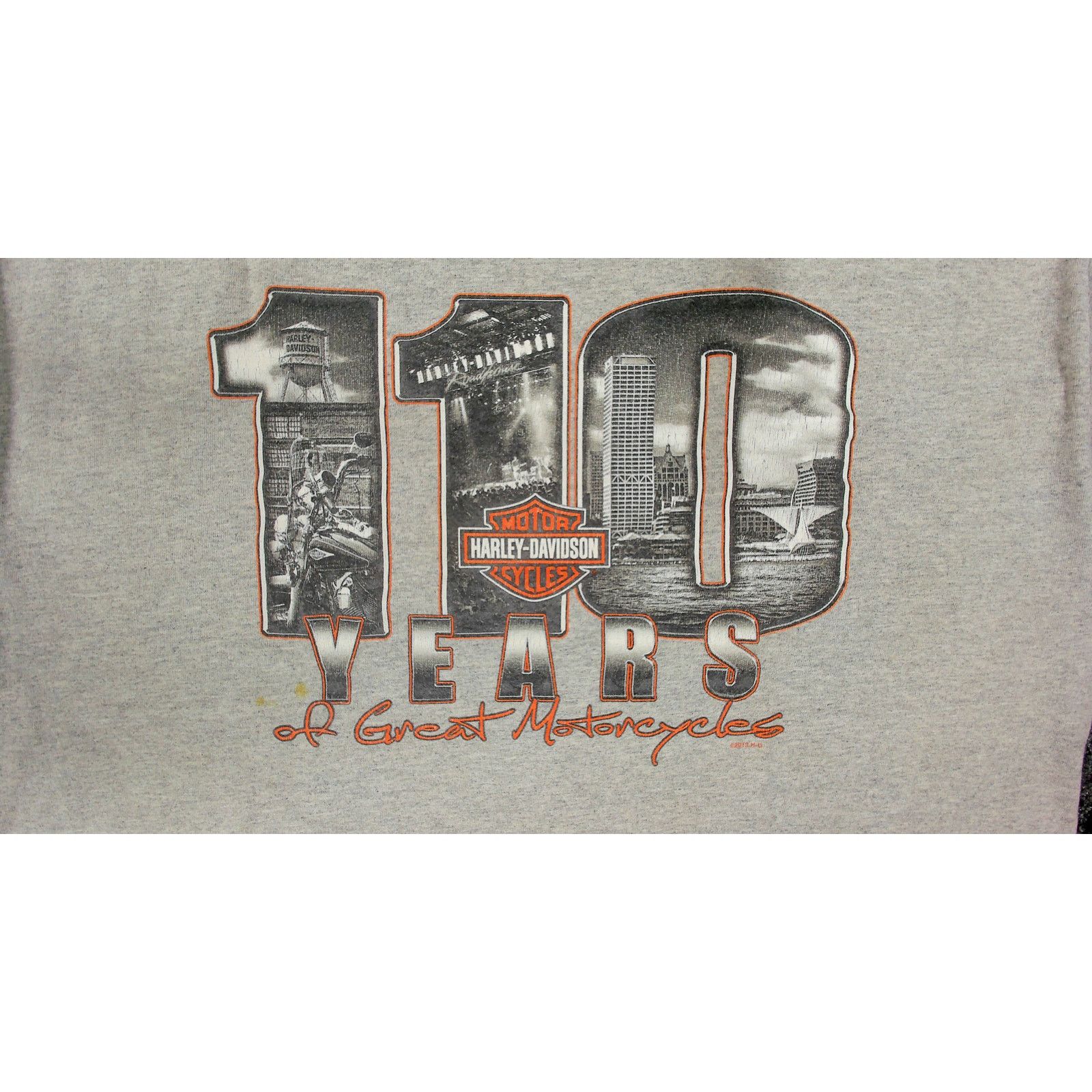 Harley Davidson Harley-Davidson 2013 Hal's Milwaukee 110th Anniversary Tee L Size US L / EU 52-54 / 3 - 9 Thumbnail