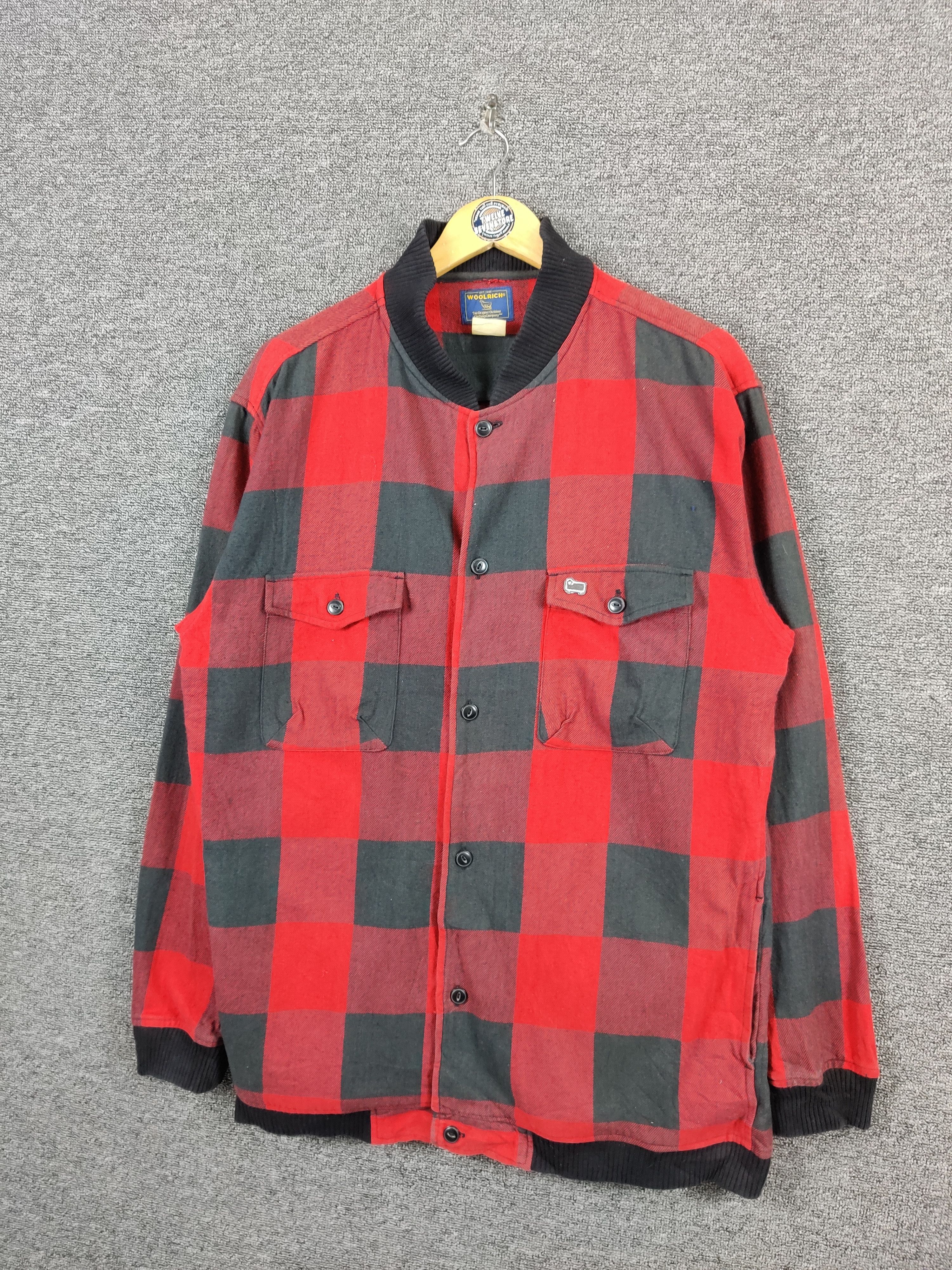 Woolrich Woolen Mills Vintage 90s Woolrich Checkered Plaid Jacket Size US XL / EU 56 / 4 - 2 Thumbnail