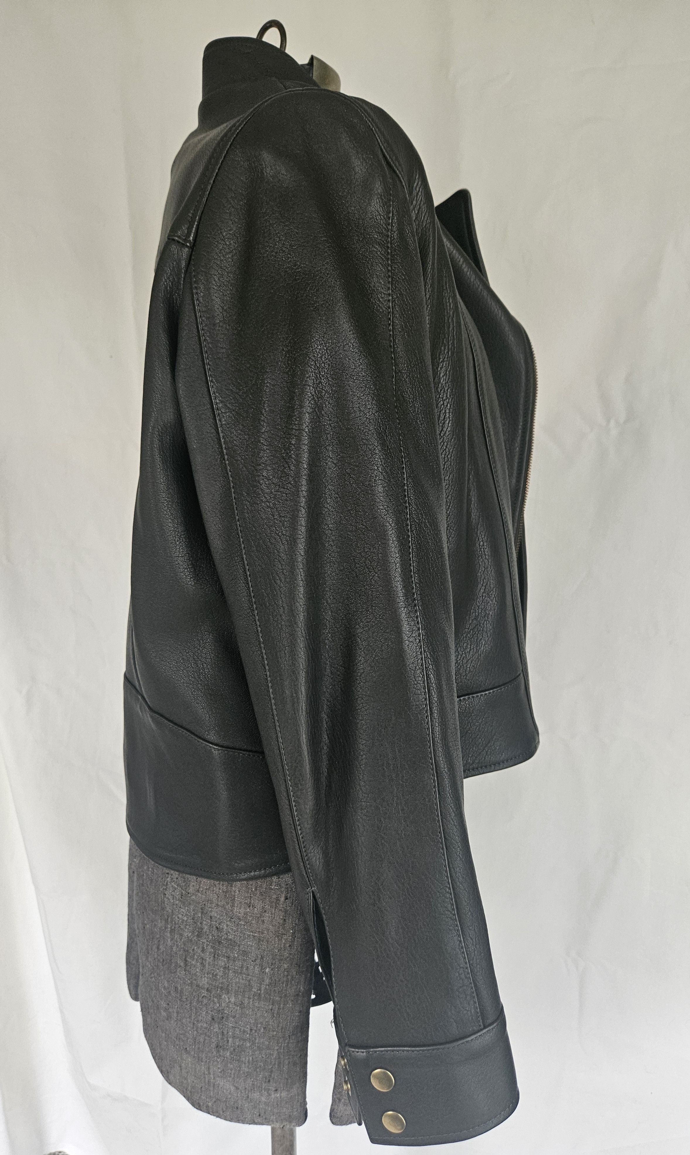 ME+EM ME+EM Icon Leather Biker Jacket size US10 Size L / US 10 / IT 46 - 3 Thumbnail