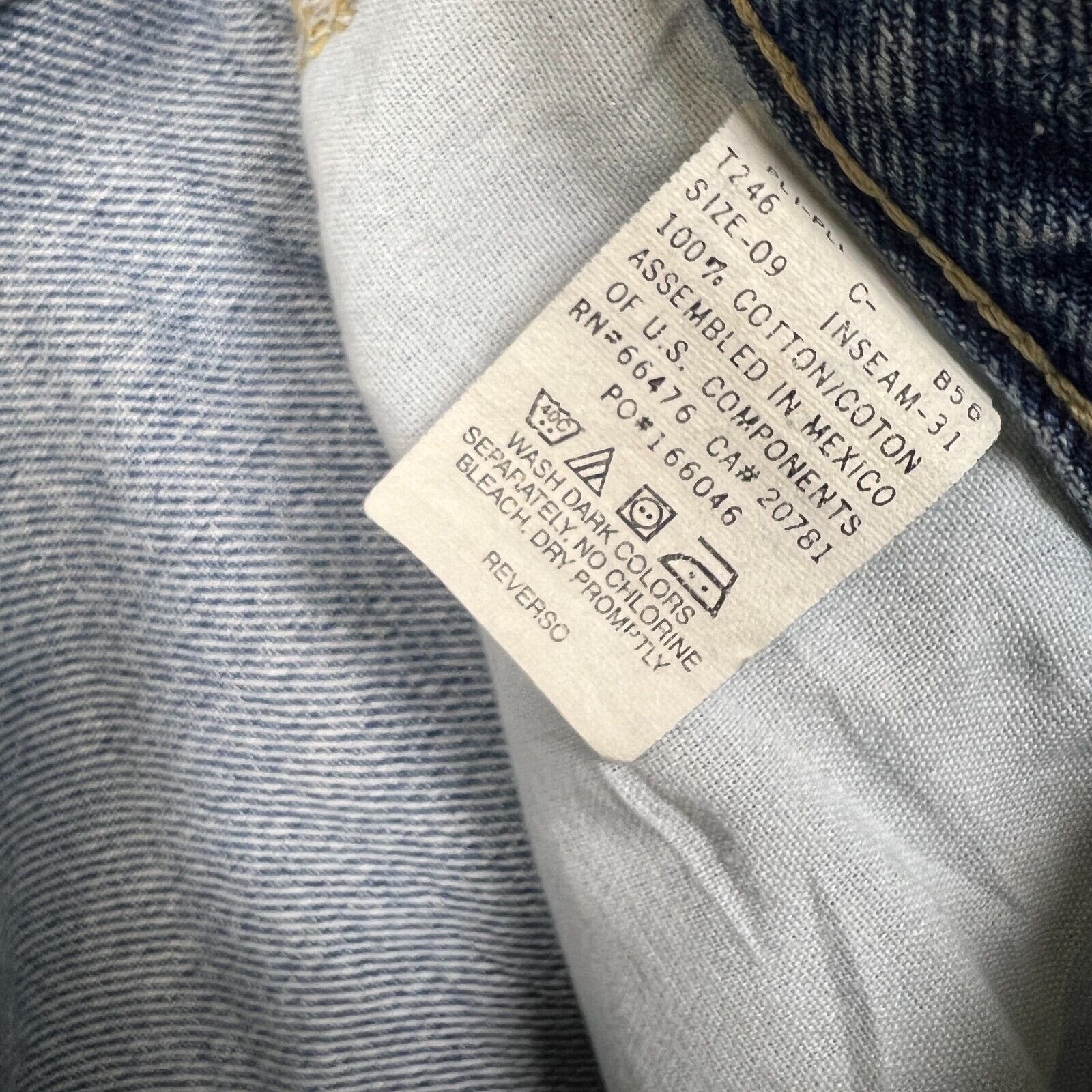 Tommy Hilfiger × Vintage Vintage 90s Tommy Hilfiger Jeans 32x29 Straight Denim Pants Size US 32 / EU 48 - 12 Thumbnail