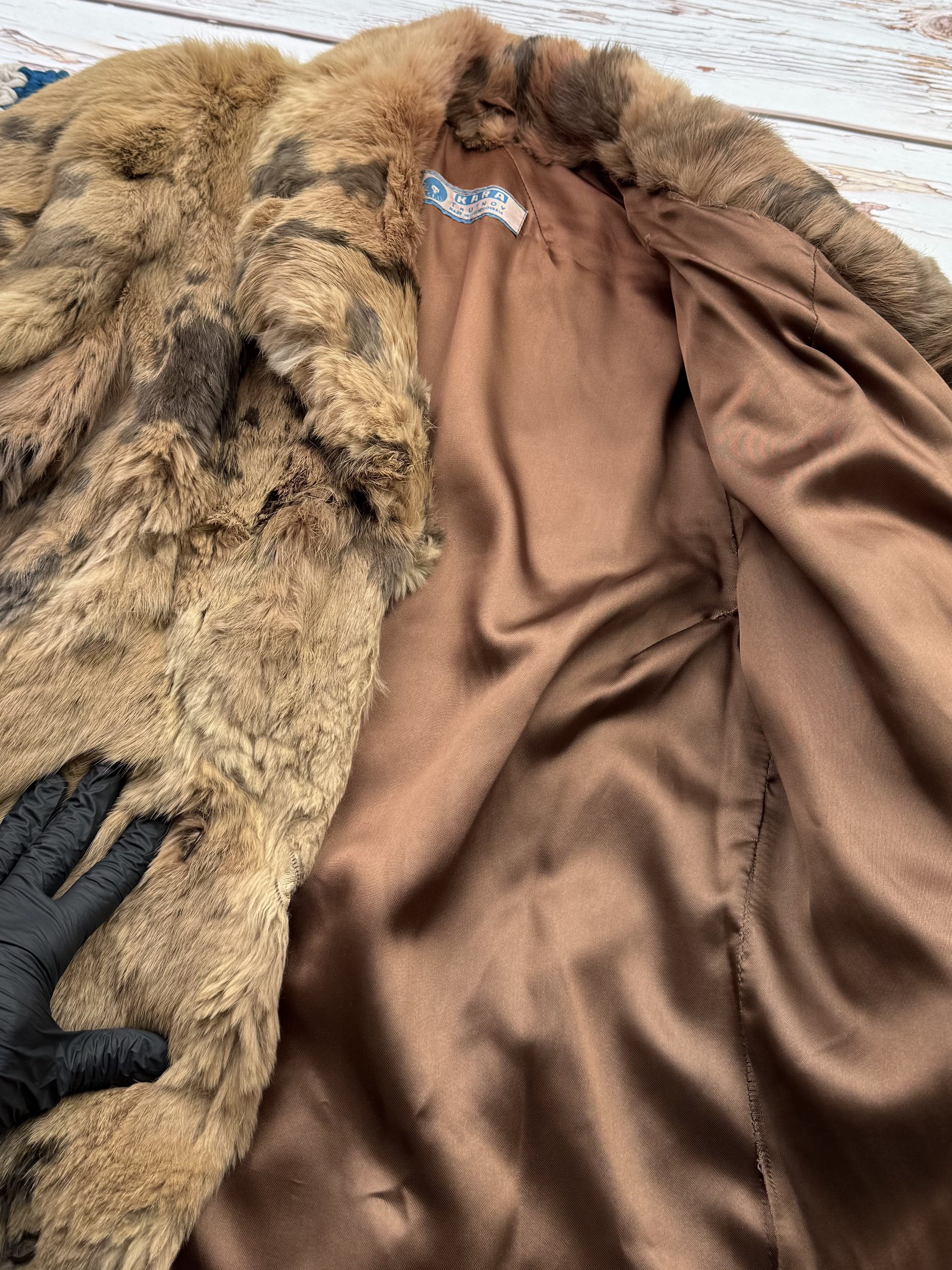 Japanese Brand Vintage Real Fur Coat (V98)D15 Size L / US 10 / IT 46 - 6 Thumbnail