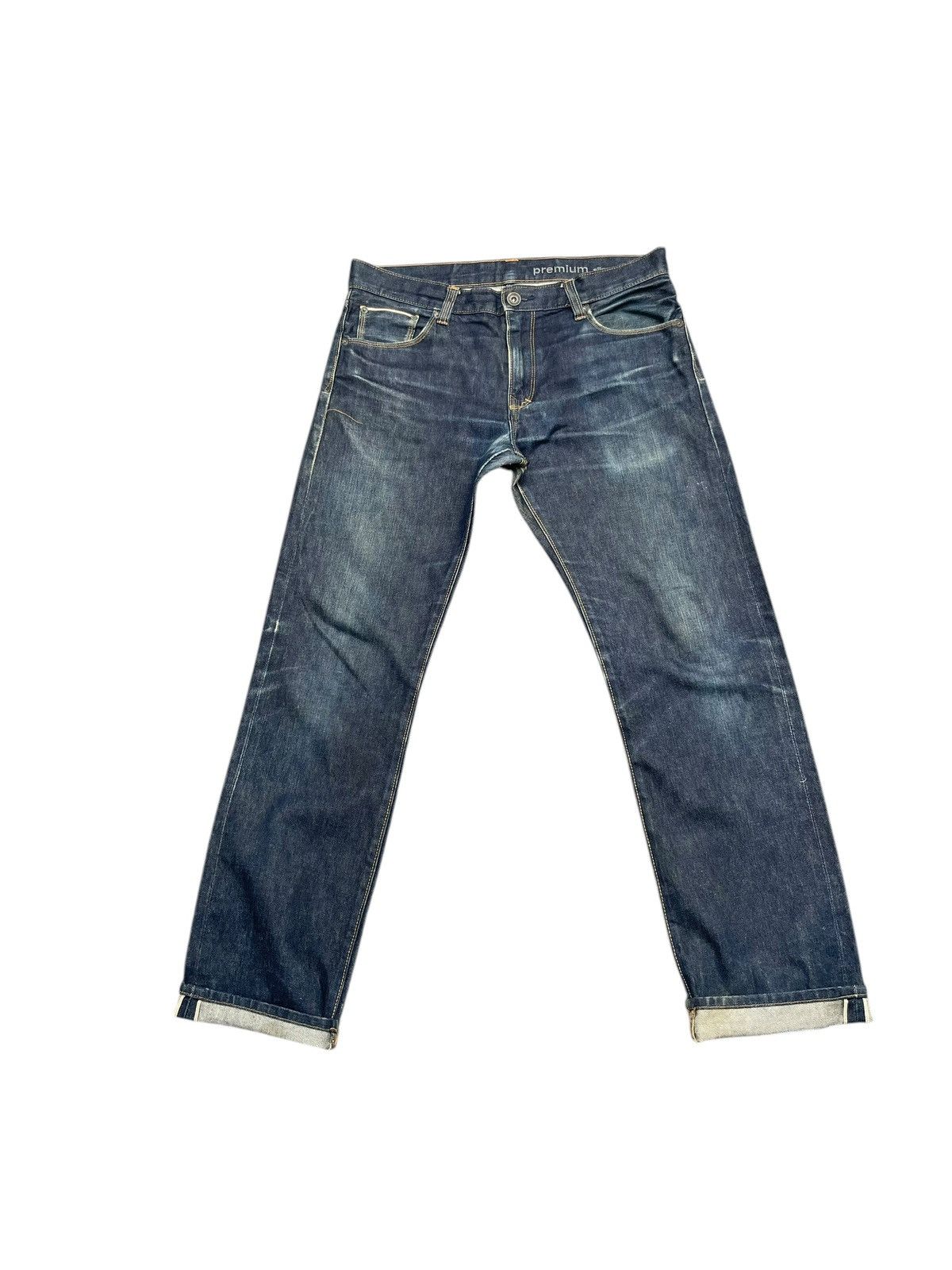Designer × Gap Gap Selvedge Slim Straight Jeans Size US 35 - 1 Thumbnail