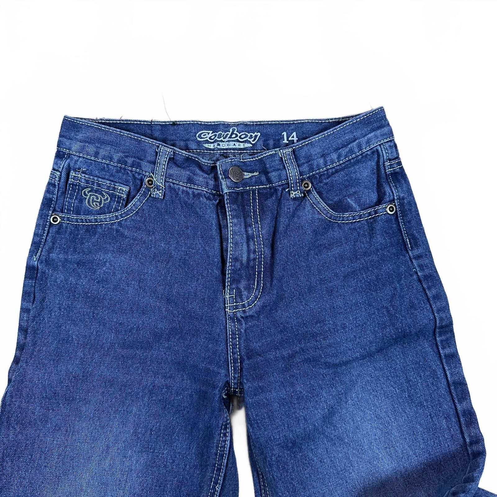 Cowboy Equipment Cowboy Women Jeans 14 Blue Straight Vintage Size 34" / US 12 / IT 48 - 3 Thumbnail