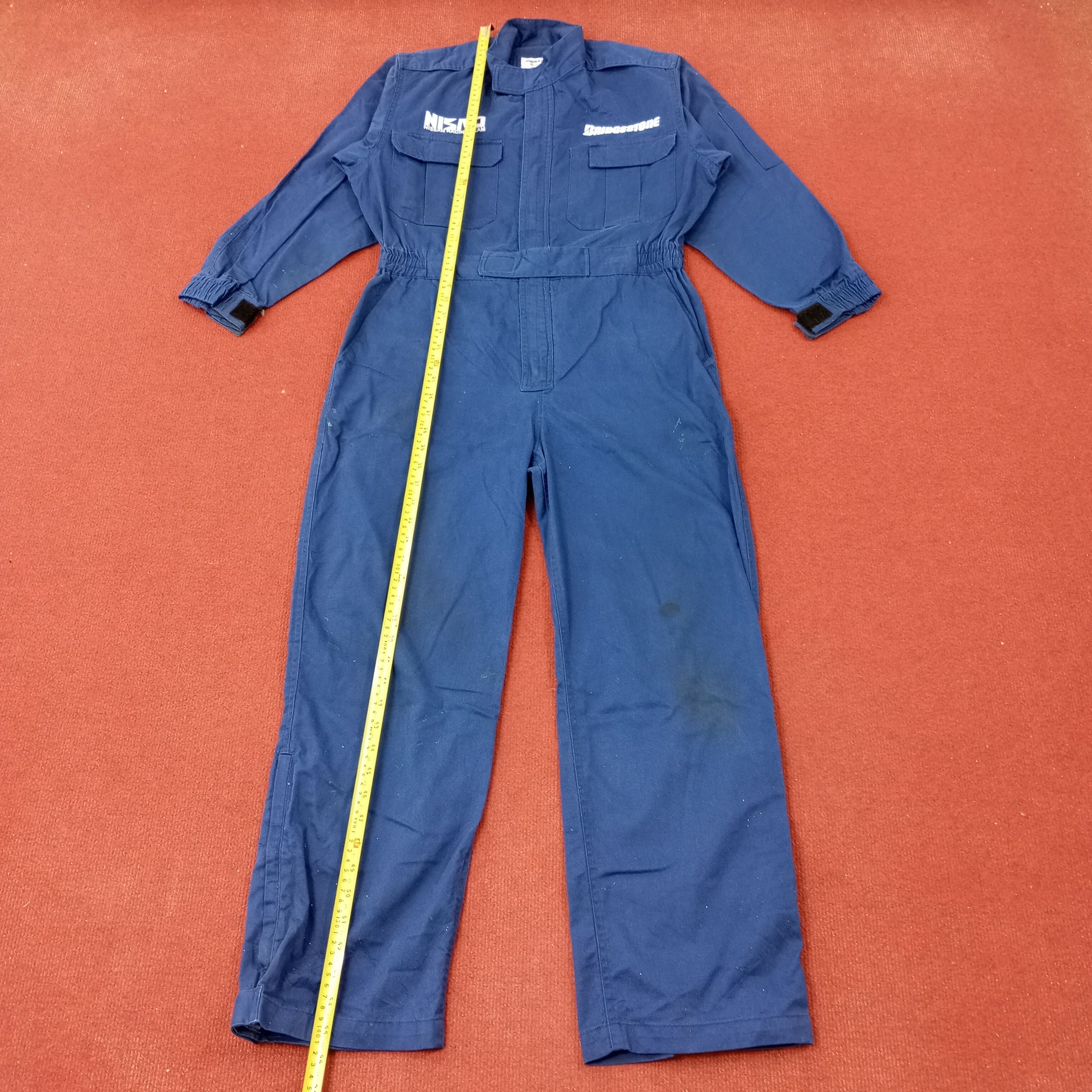 Japanese Brand Bridgestone X Custom Nismo Nissan Racing Coverall Jacket Size US S / EU 44-46 / 1 - 7 Thumbnail
