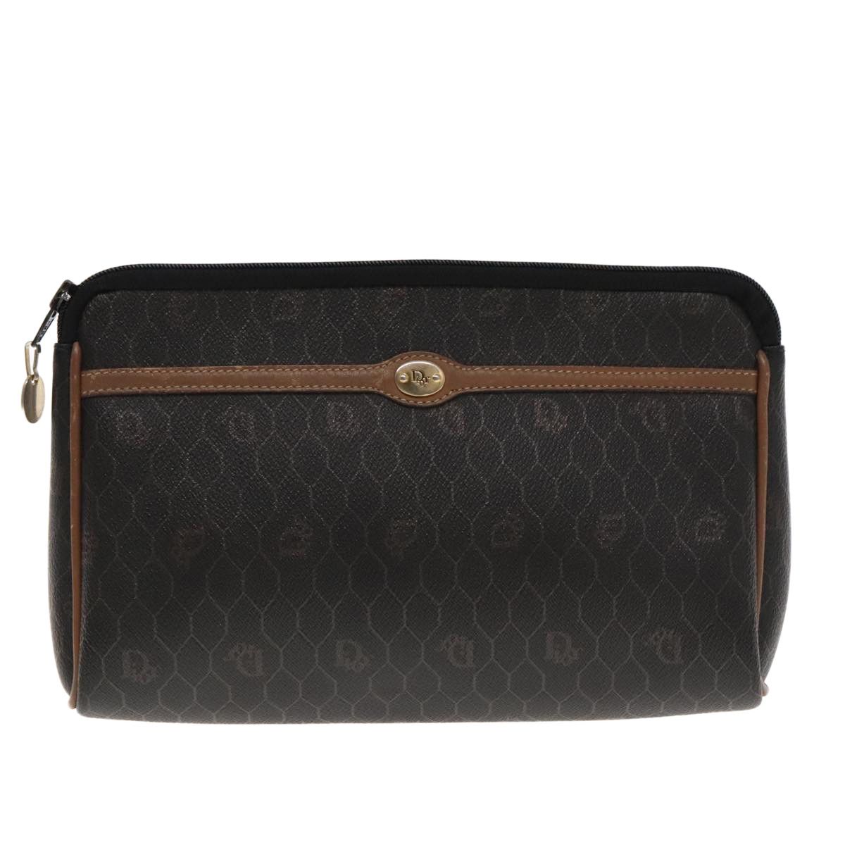 Dior Honeycomb Black Canvas Clutch Bag (Pre-Owned) Size ONE SIZE - 1 Thumbnail