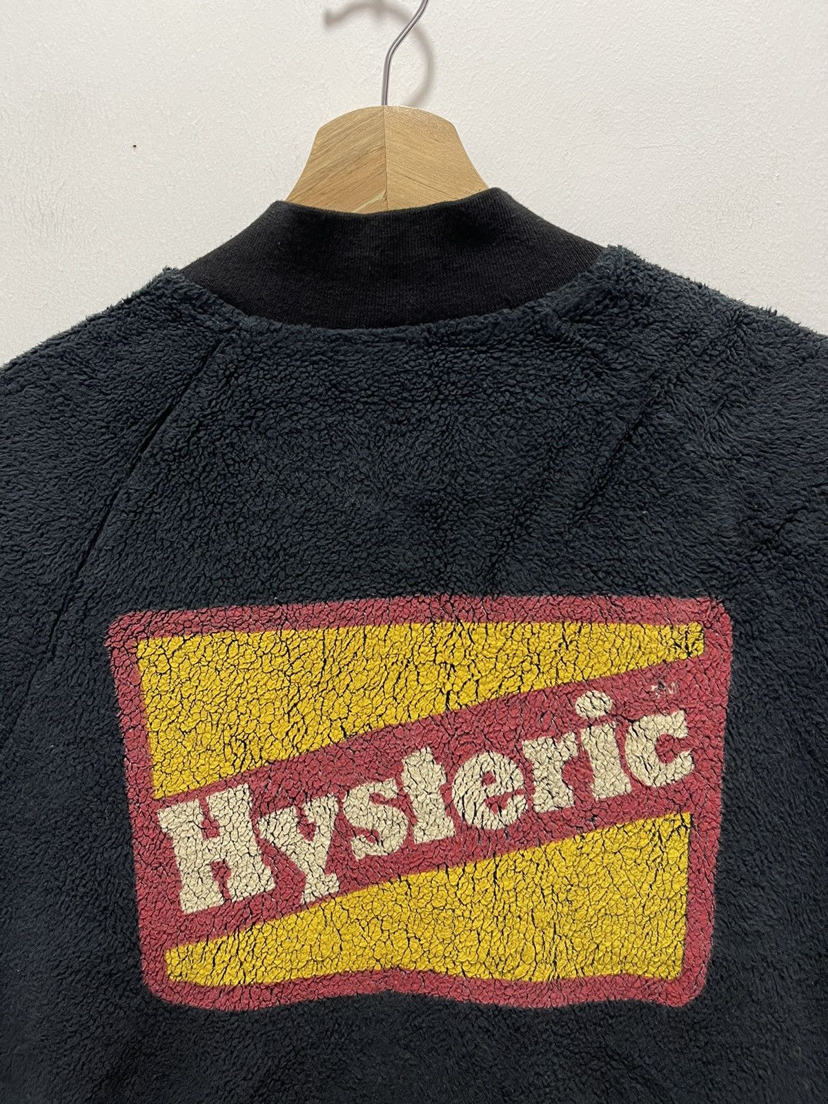 Hysteric Glamour HYSTERIC GLAMOUR BIG LOGO FLEECE BUTTON UP JACKET Size S / US 4 / IT 40 - 4 Thumbnail