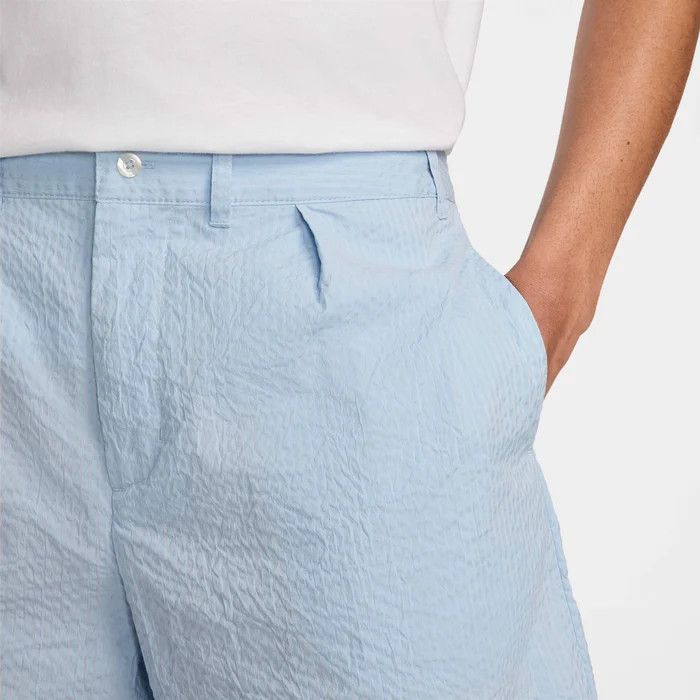 Nike Nike Life Men's SeerSucker Shorts Light Blue HF6363-440 36 Size US 36 / EU 52 - 7 Thumbnail