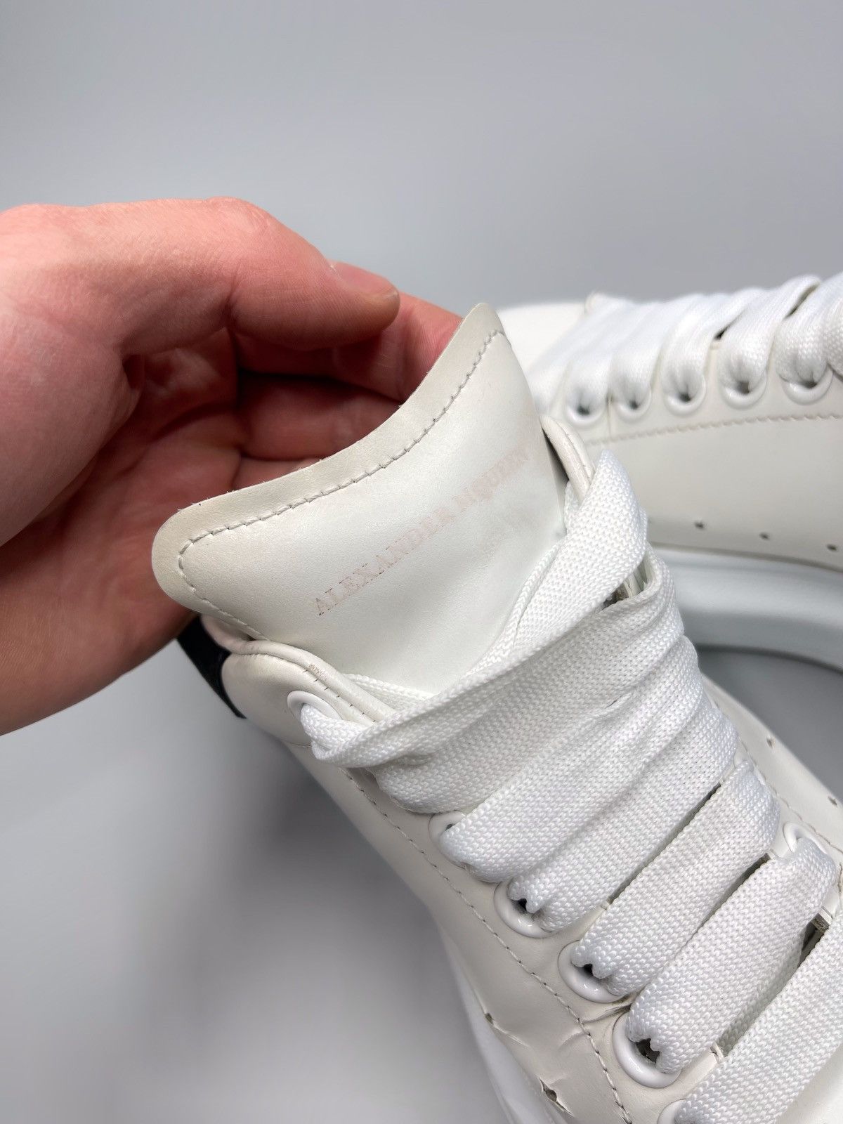 Alexander McQueen Alexander Mcqueen White Oversize Sneakers Size US 6 / IT 36 - 6 Thumbnail