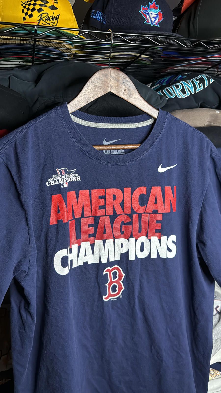 Nike Nike Boston Red Sox American League Champions T-Shirt Size US XL / EU 56 / 4 - 2 Thumbnail