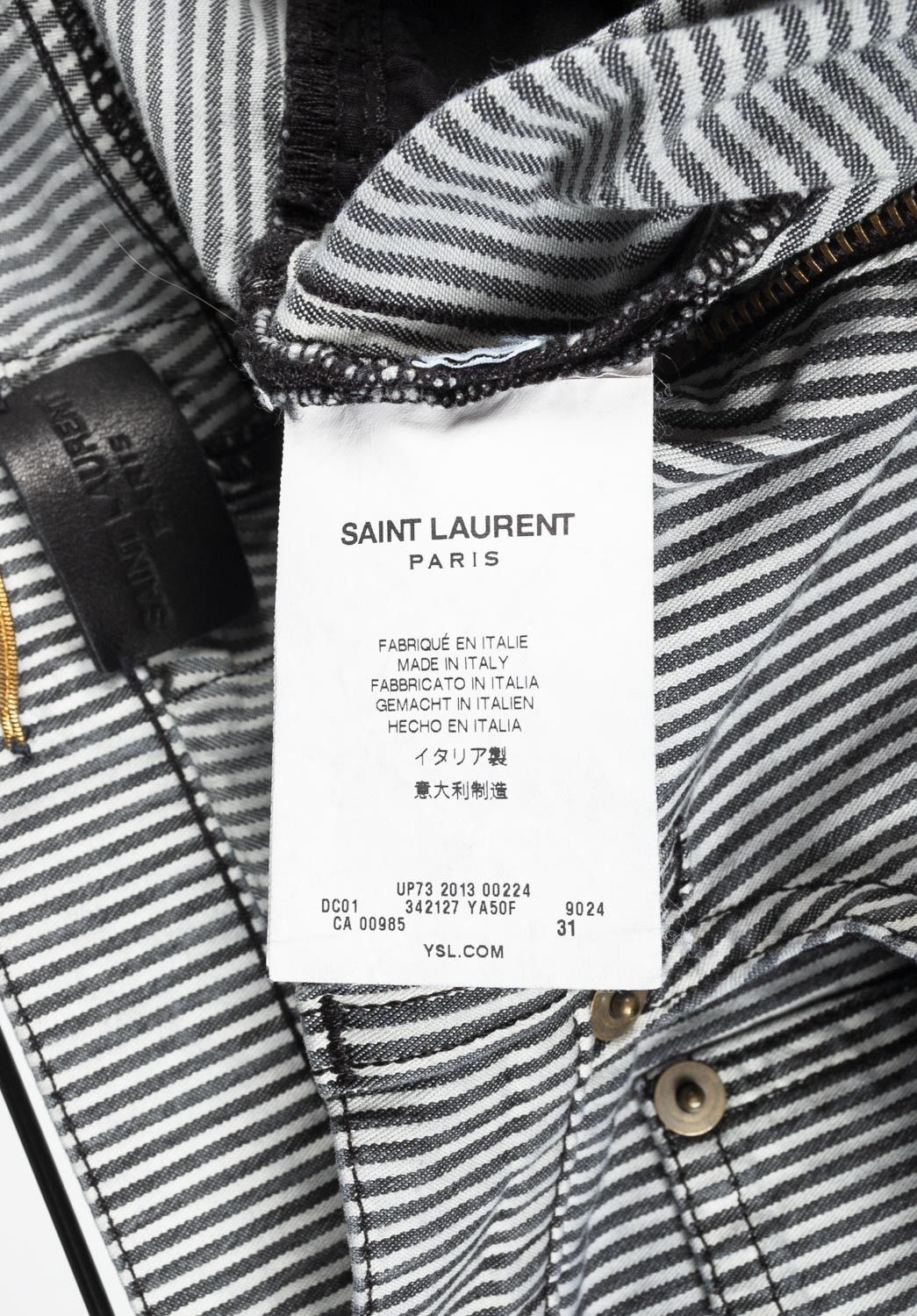 Saint Laurent Paris Original Saint Laurent Paris Women Pants Jeans Size 31 H4724 Size 31" - 6 Thumbnail
