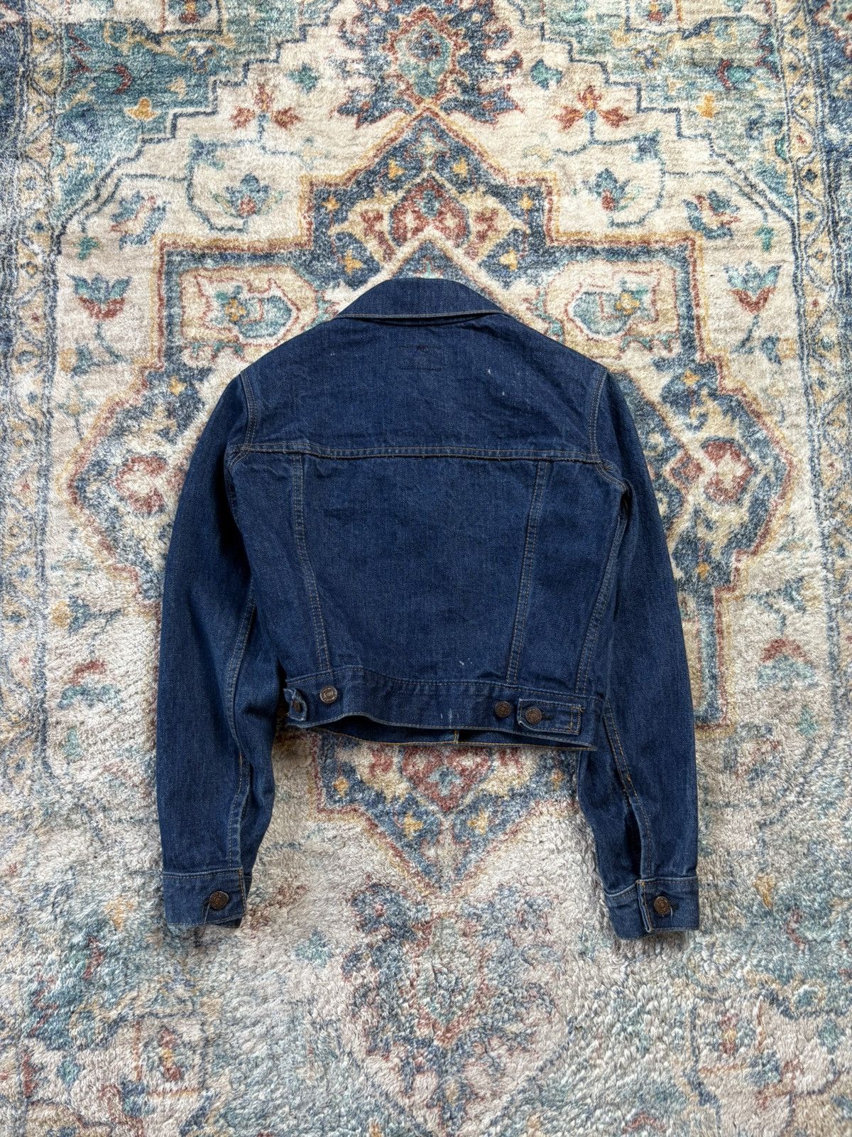 Levi's Vintage 80s Levi’s Darkwash Denim Jacket Small Size S / US 4 / IT 40 - 2 Thumbnail