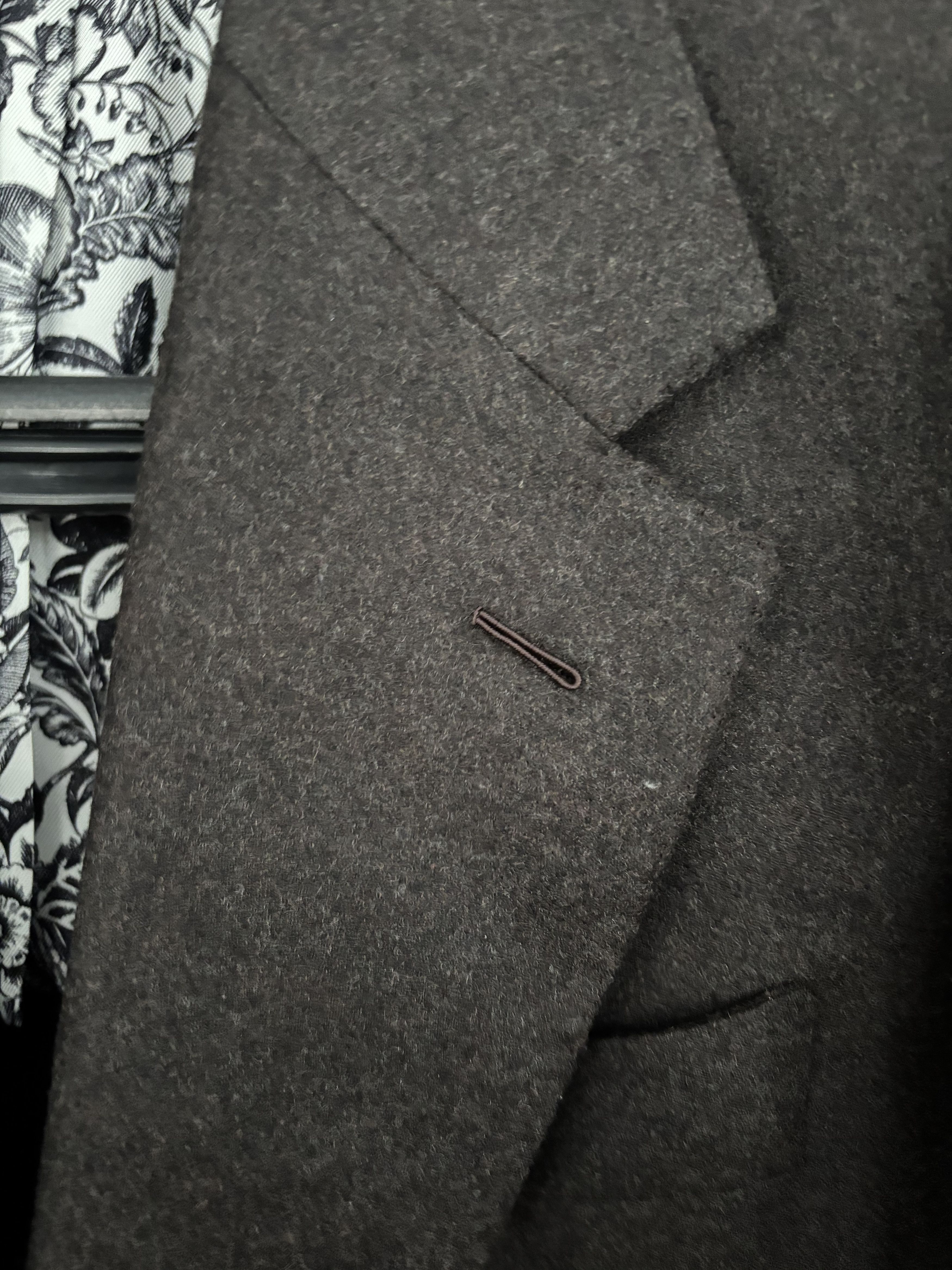 P. Johnson P Johnson MTM Flannel SportCoat Size 40R - 5 Thumbnail