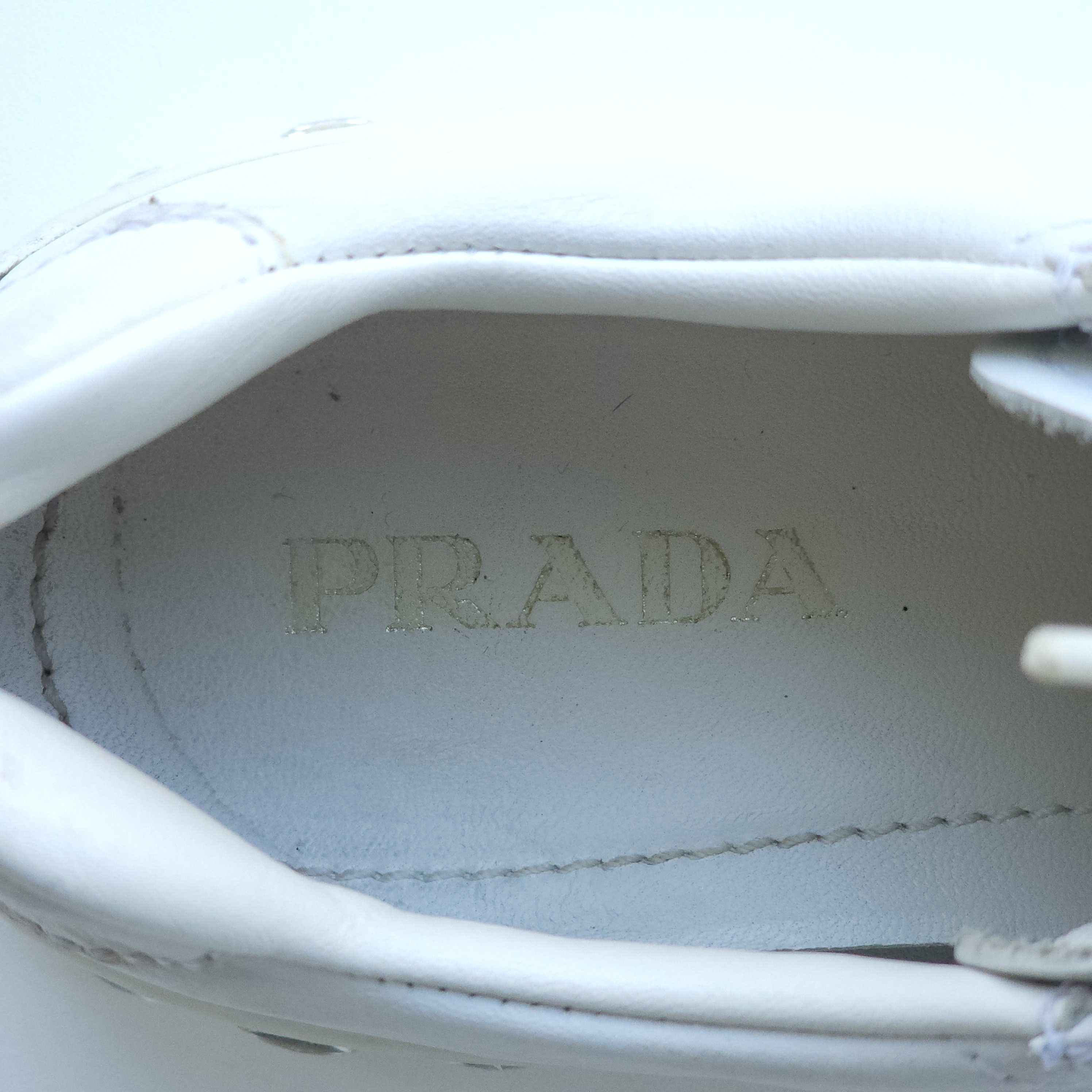 Prada Prada Leather Trainers made in Italy Womens EUR 37,5 US 7,5 Size US 7.5 / IT 37.5 - 4 Thumbnail