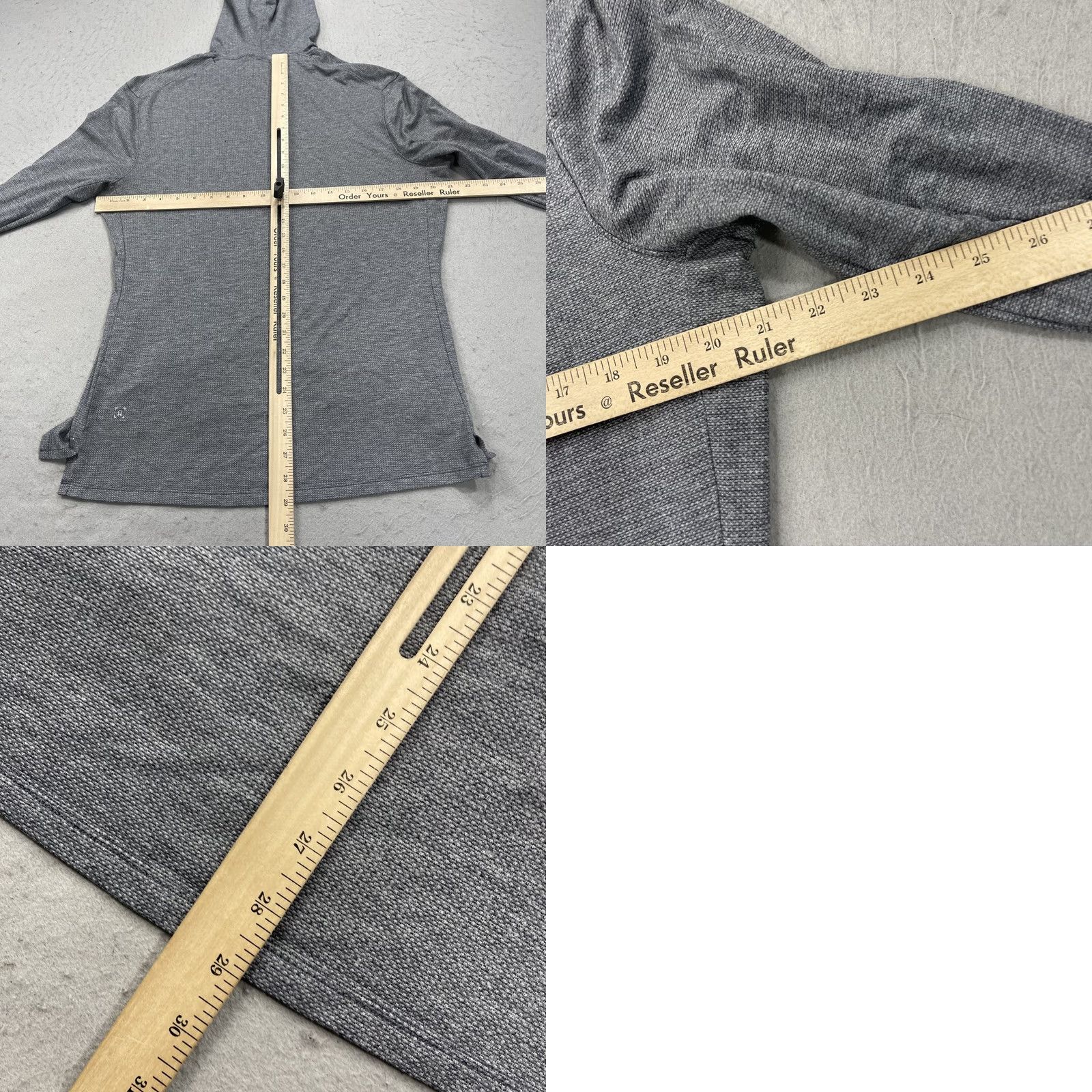 Lululemon Lululemon Hoodie Mens M Gray Lightweight Pullover Logo Shirt? Size US M / EU 48-50 / 2 - 8 Thumbnail
